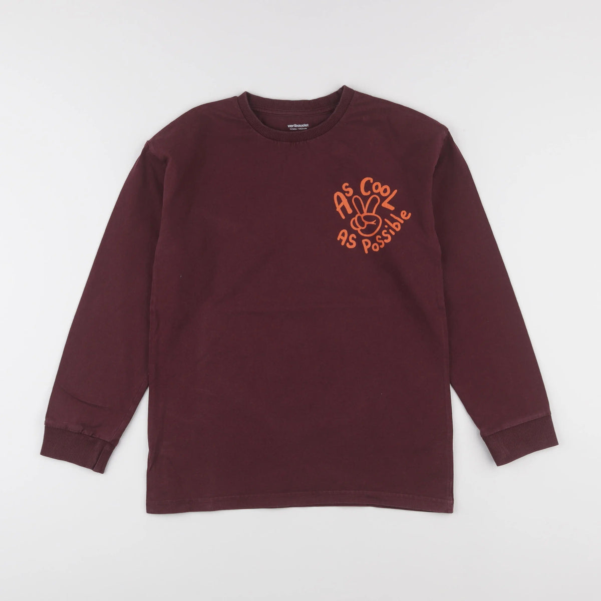 Vertbaudet - tee-shirt rouge - 12 ans