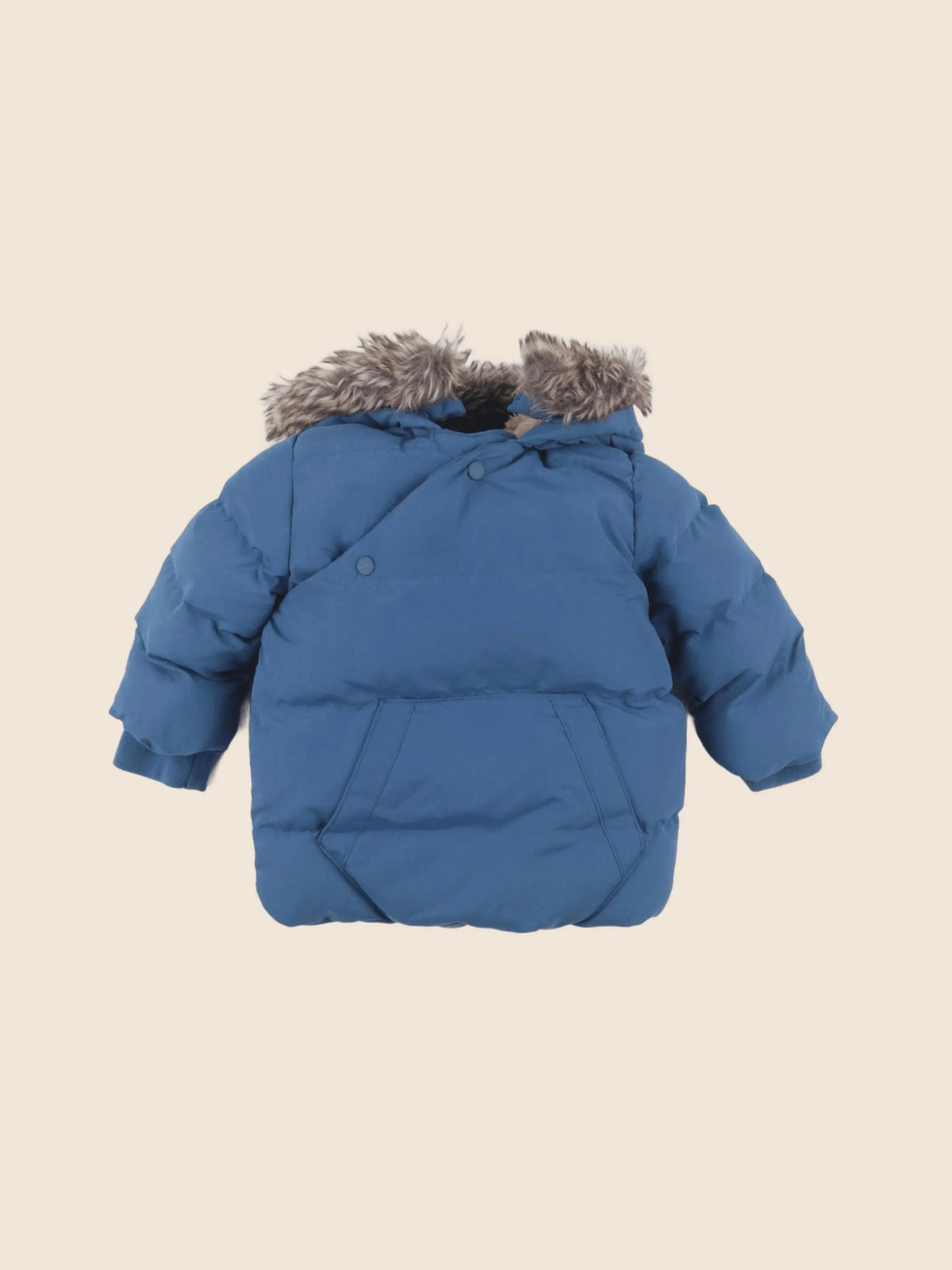 Vertbaudet - doudoune bleu - 12 mois