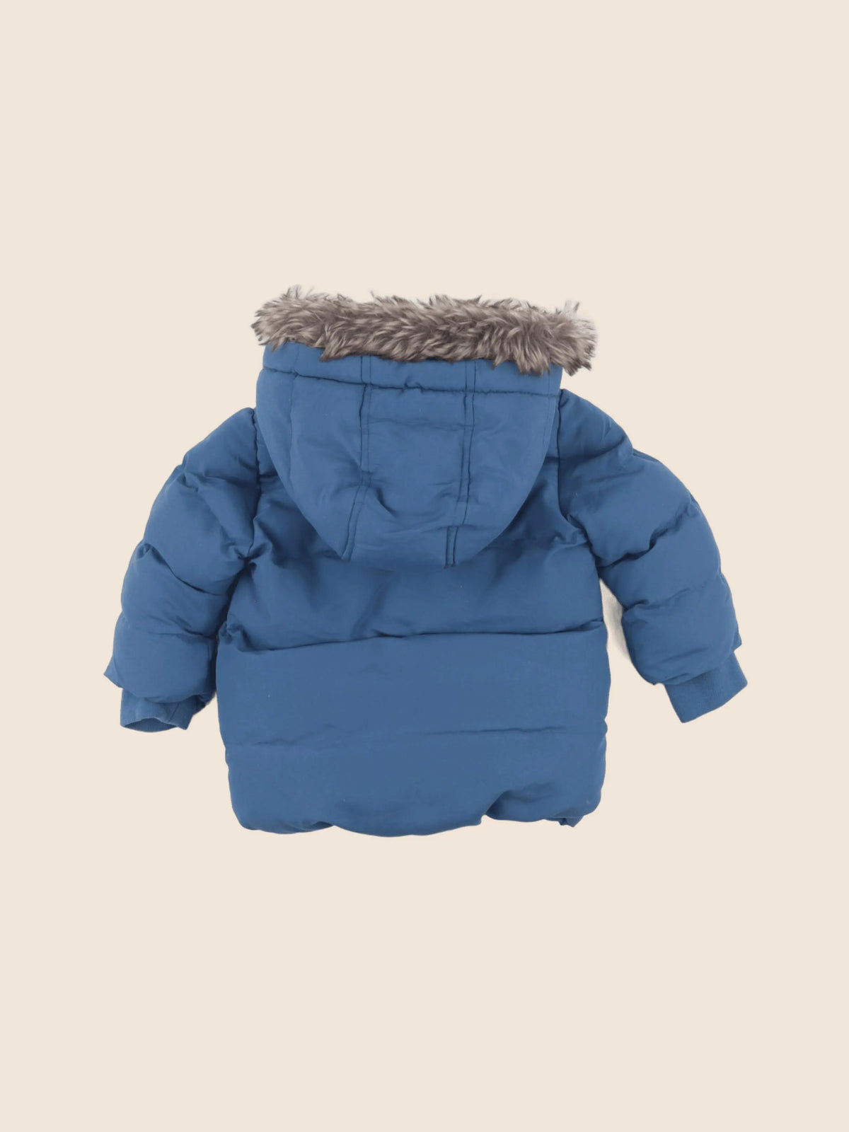Vertbaudet - doudoune bleu - 12 mois