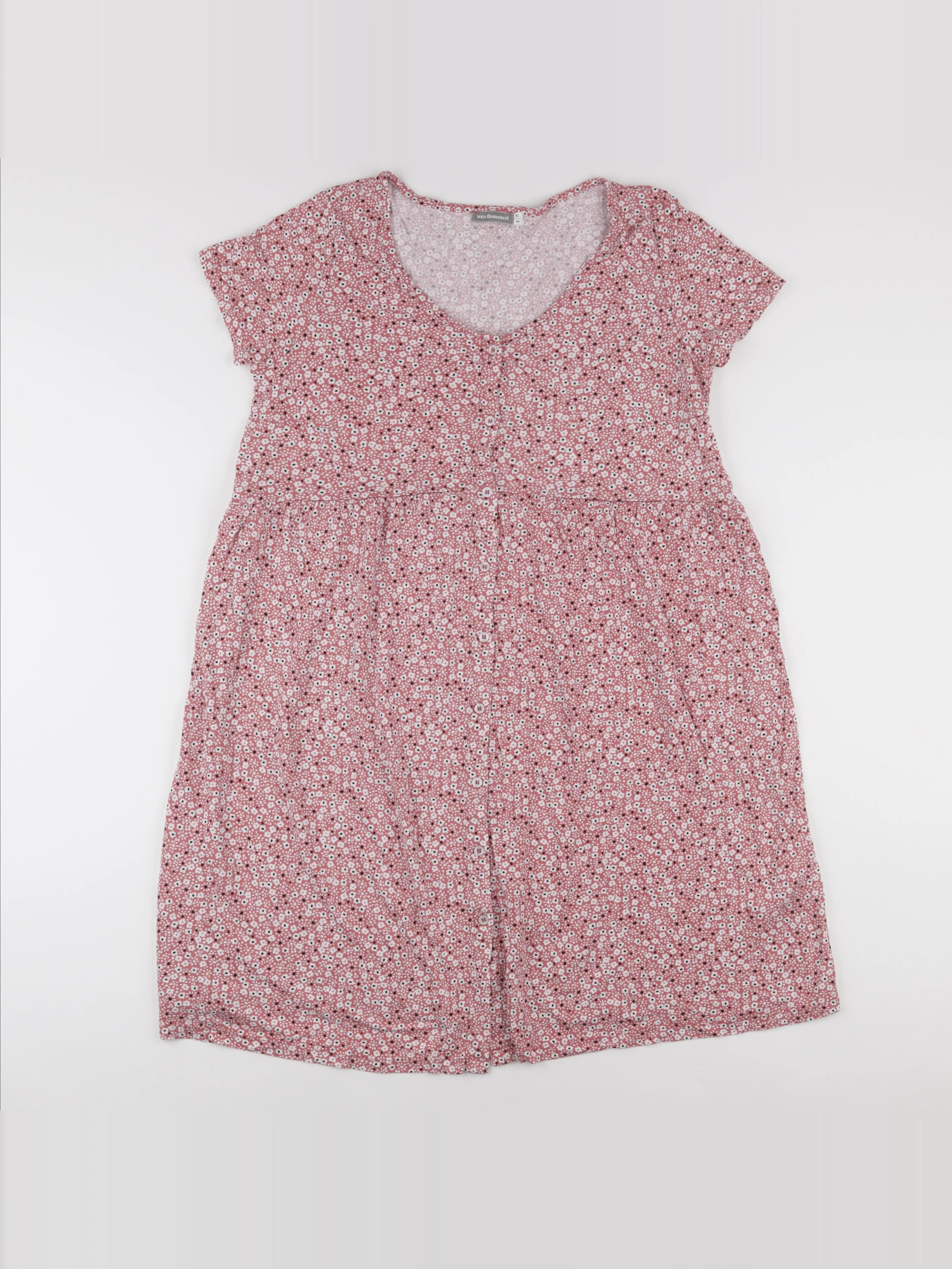 Vertbaudet - robe grossesse rose, blanc - 42 à 44