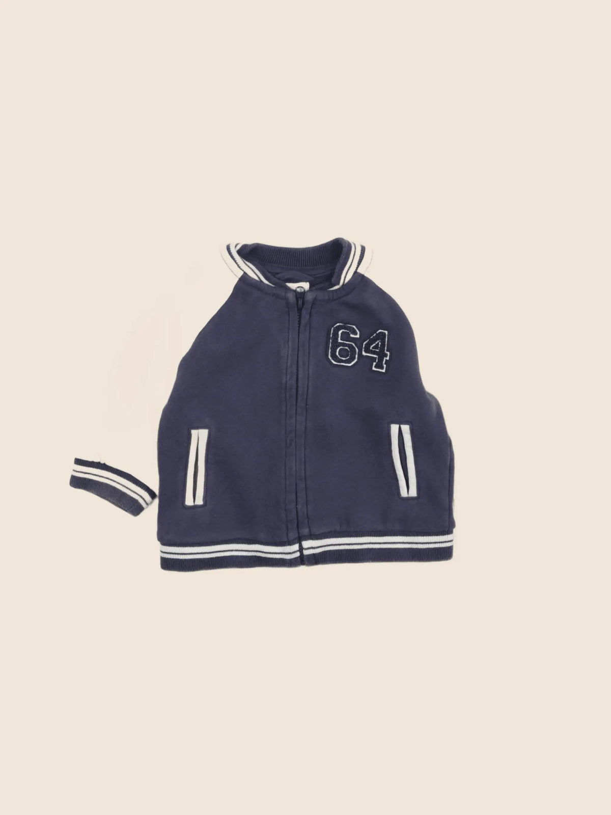 Vertbaudet - sweat bleu - 9 mois