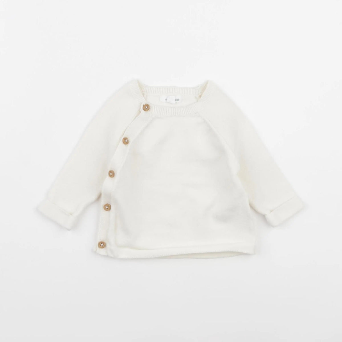 Vertbaudet - pull beige - 3 mois