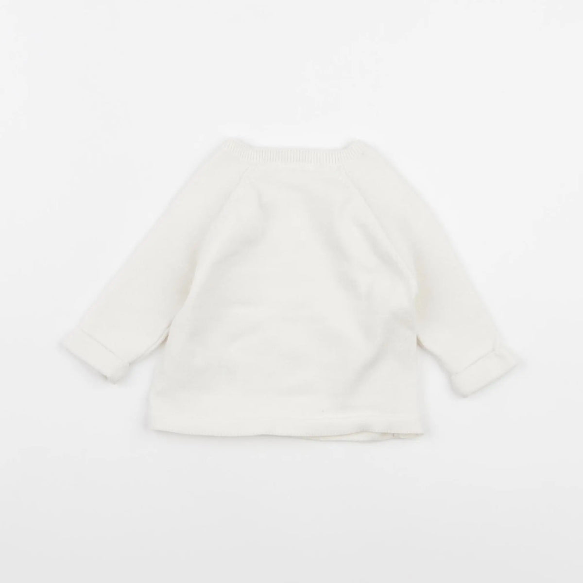 Vertbaudet - pull beige - 3 mois