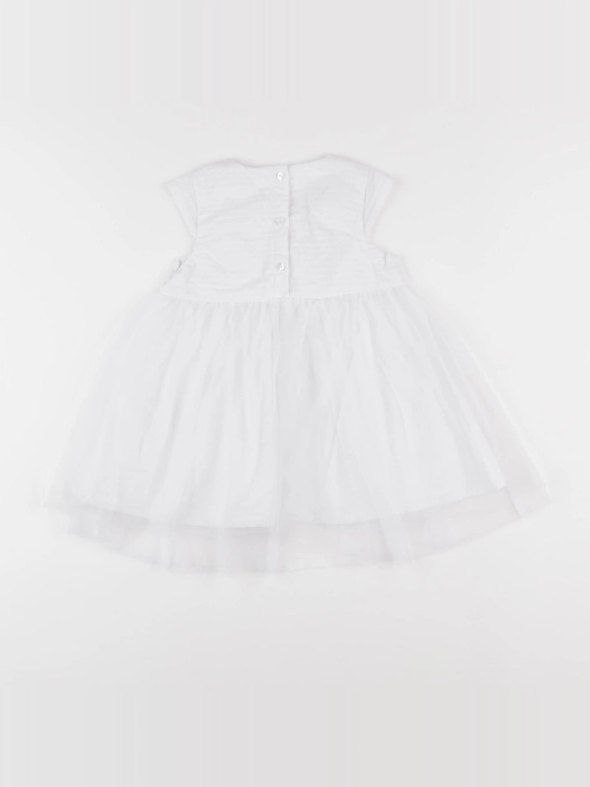 Vertbaudet - robe blanc - 24 mois
