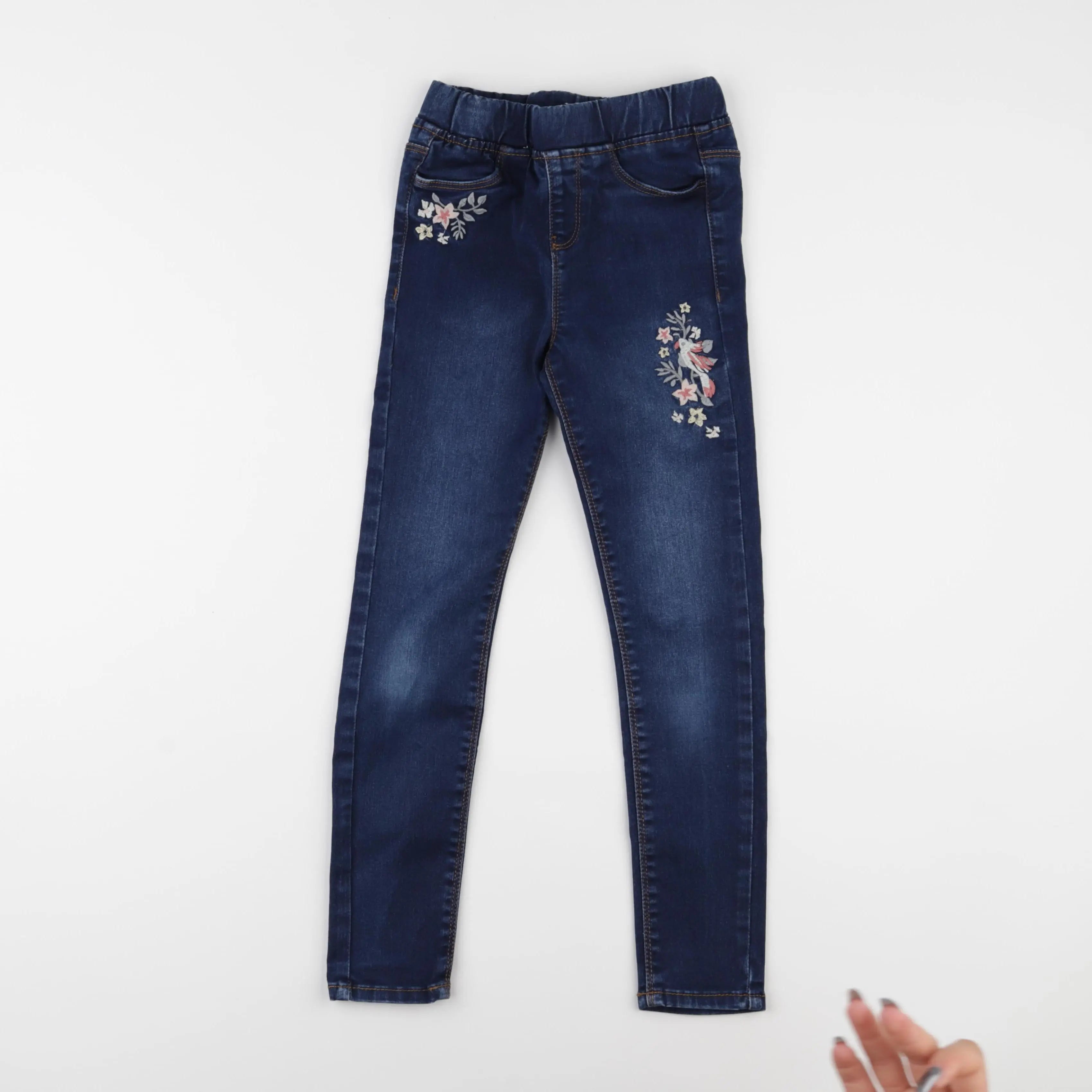Vertbaudet - jegging bleu - 8 ans