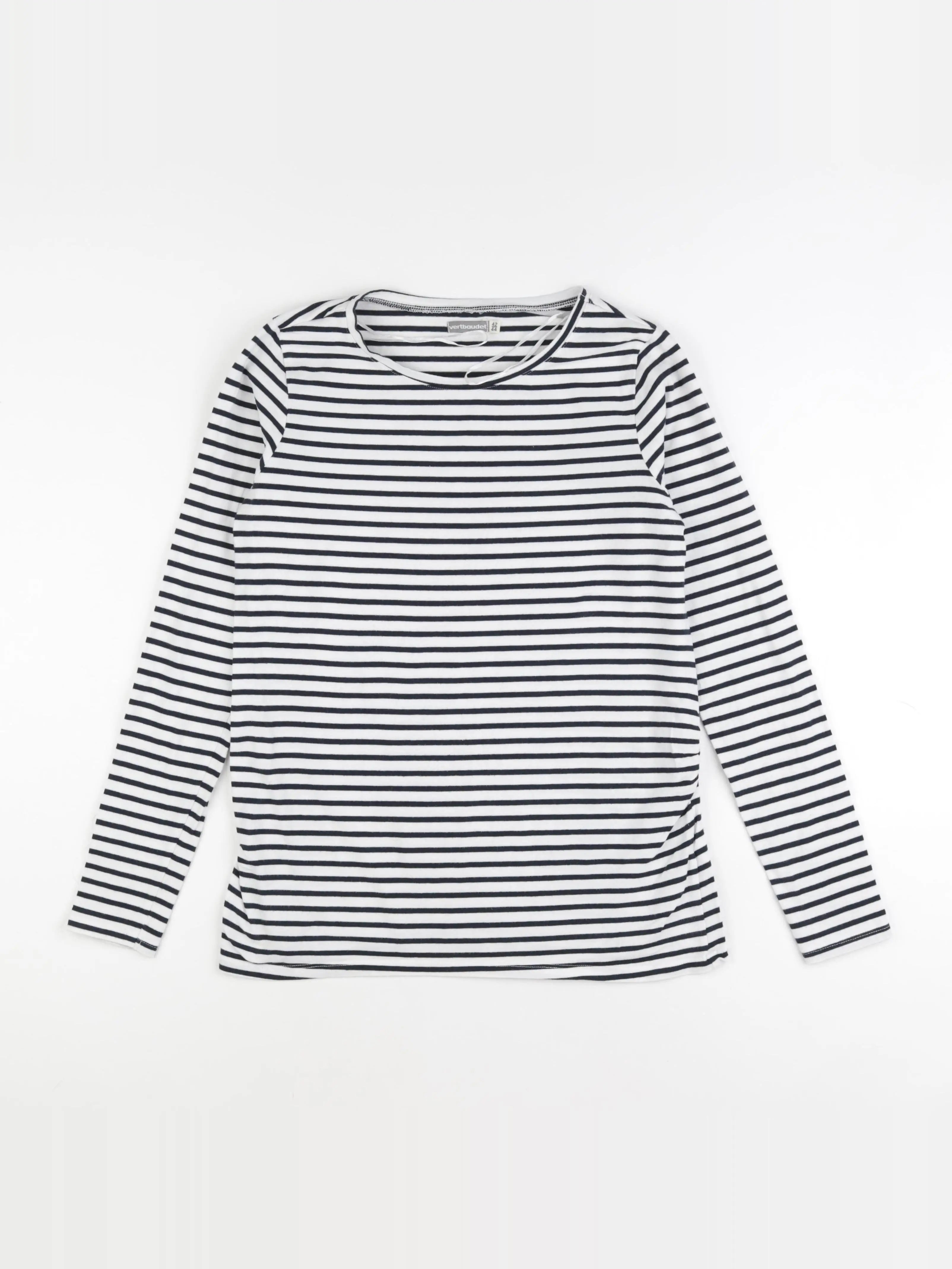 Vertbaudet - tee-shirt grossesse, grossesse blanc, bleu - 42 à 44