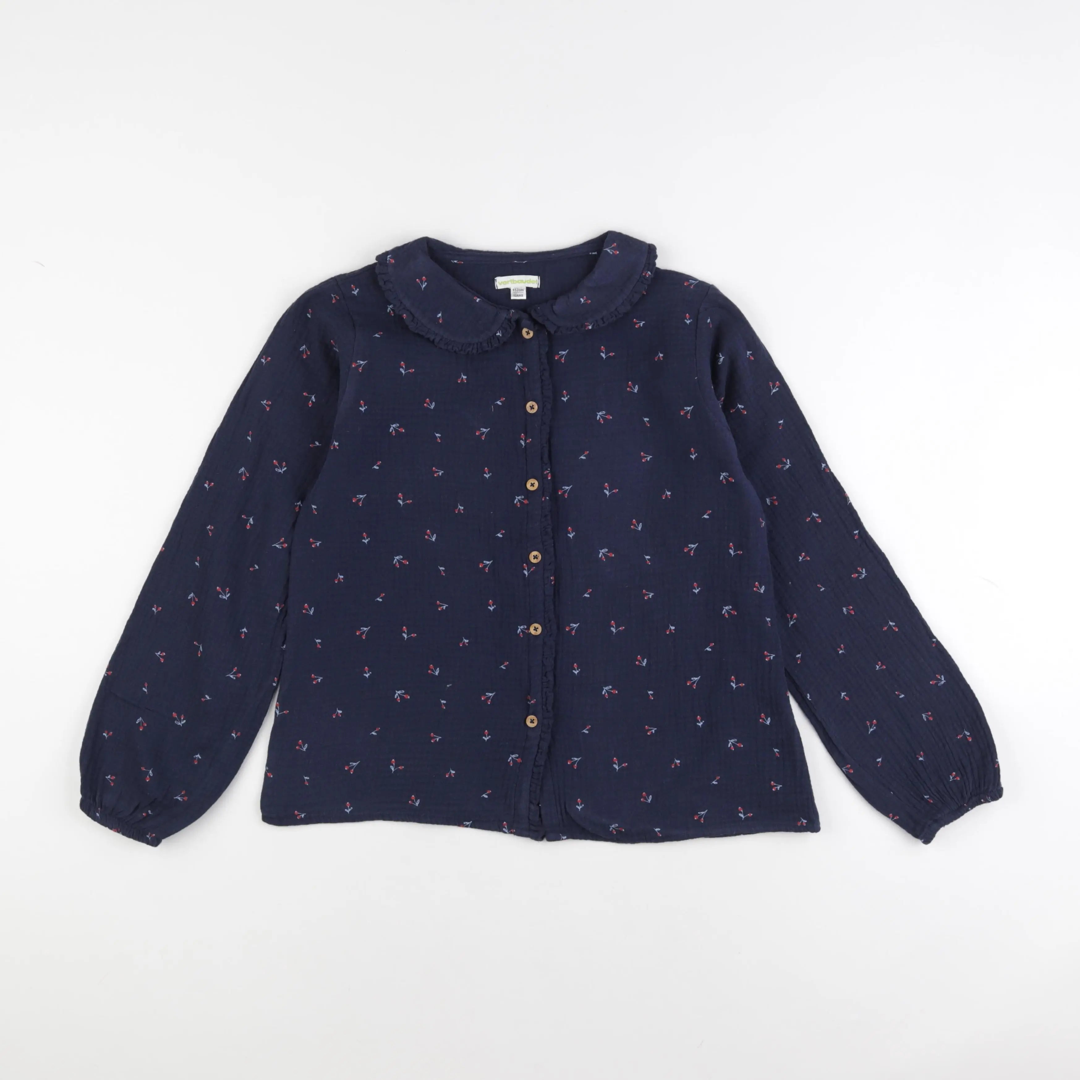Vertbaudet - blouse bleu - 12 ans