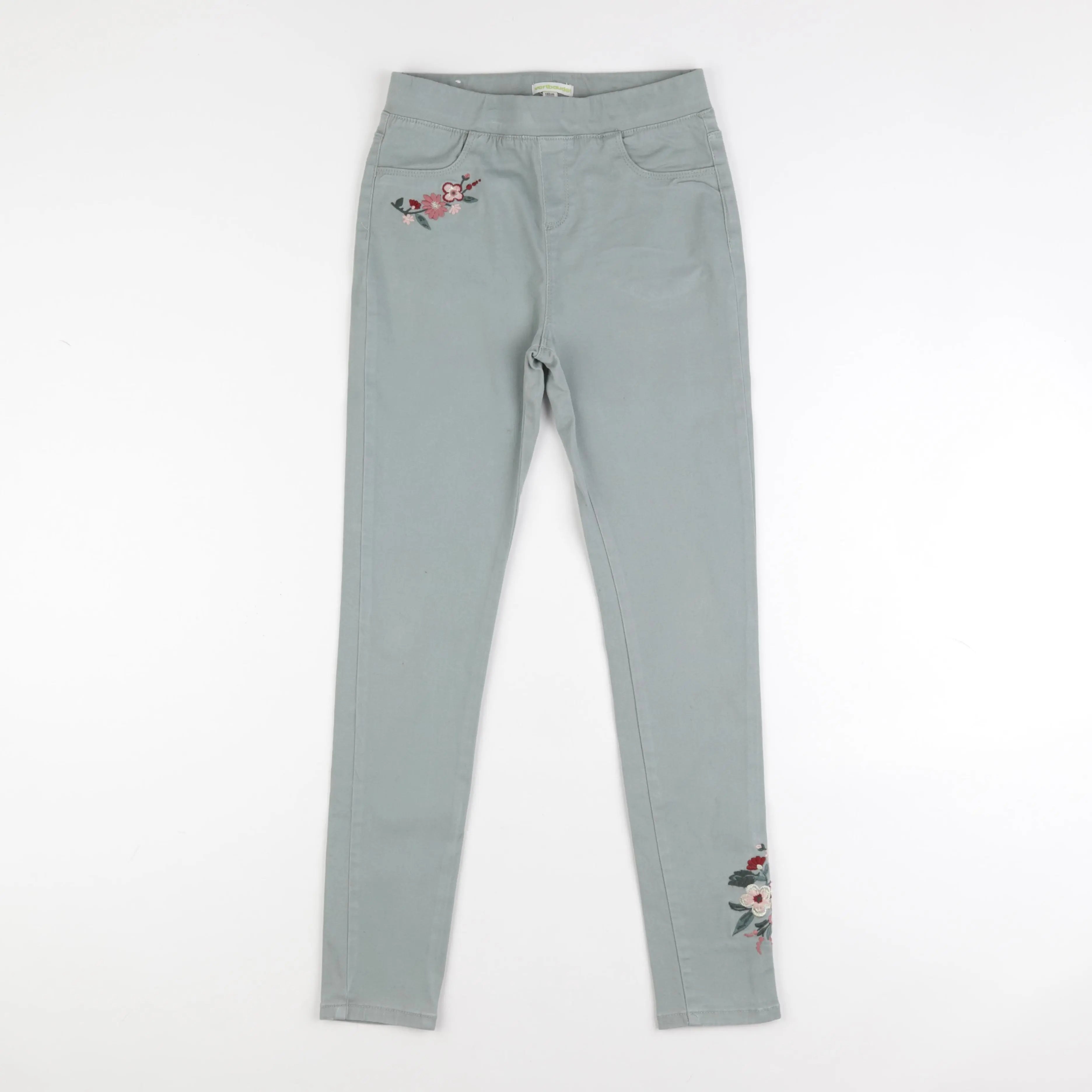 Vertbaudet - jegging vert - 12 ans
