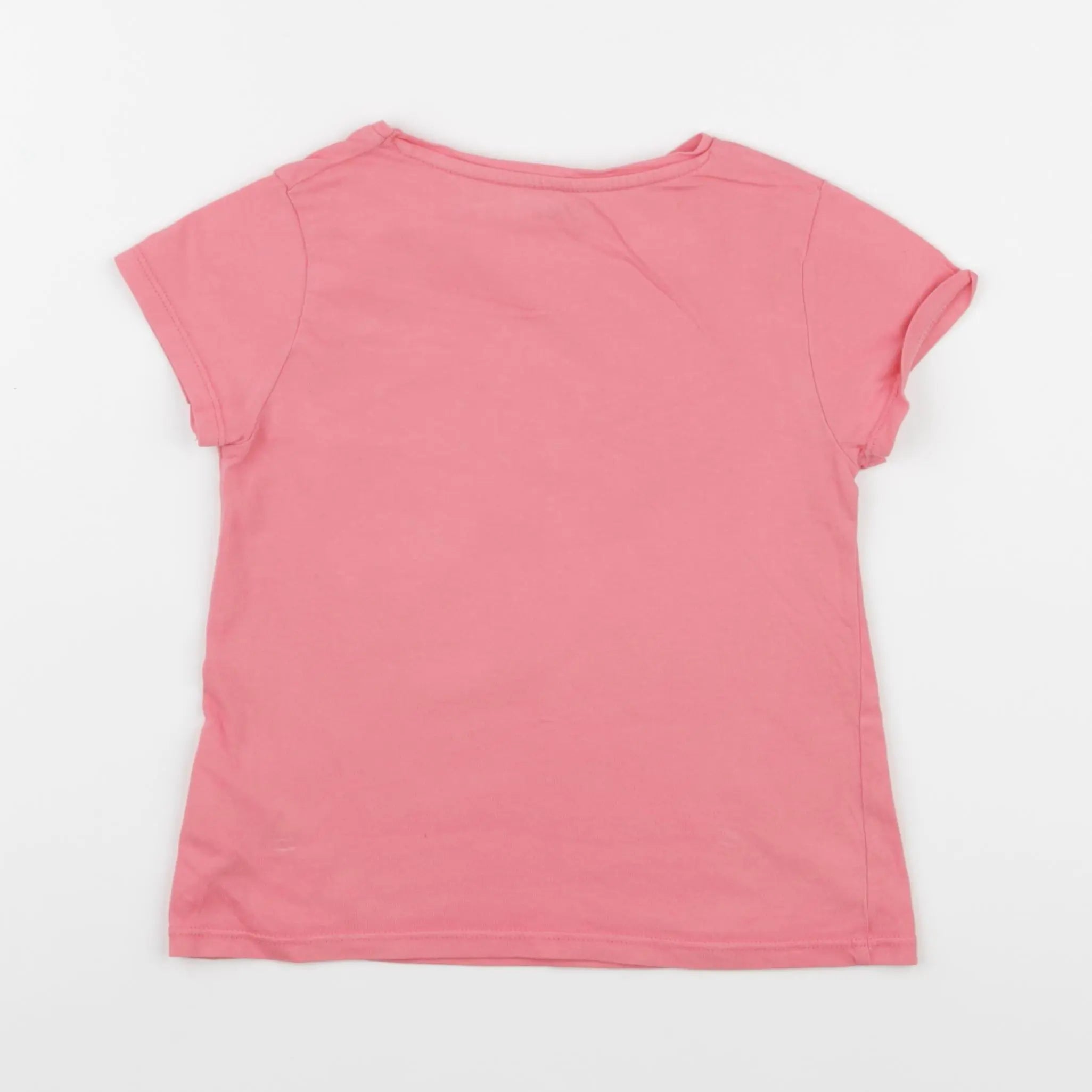 Vertbaudet - tee-shirt rose - 6 ans