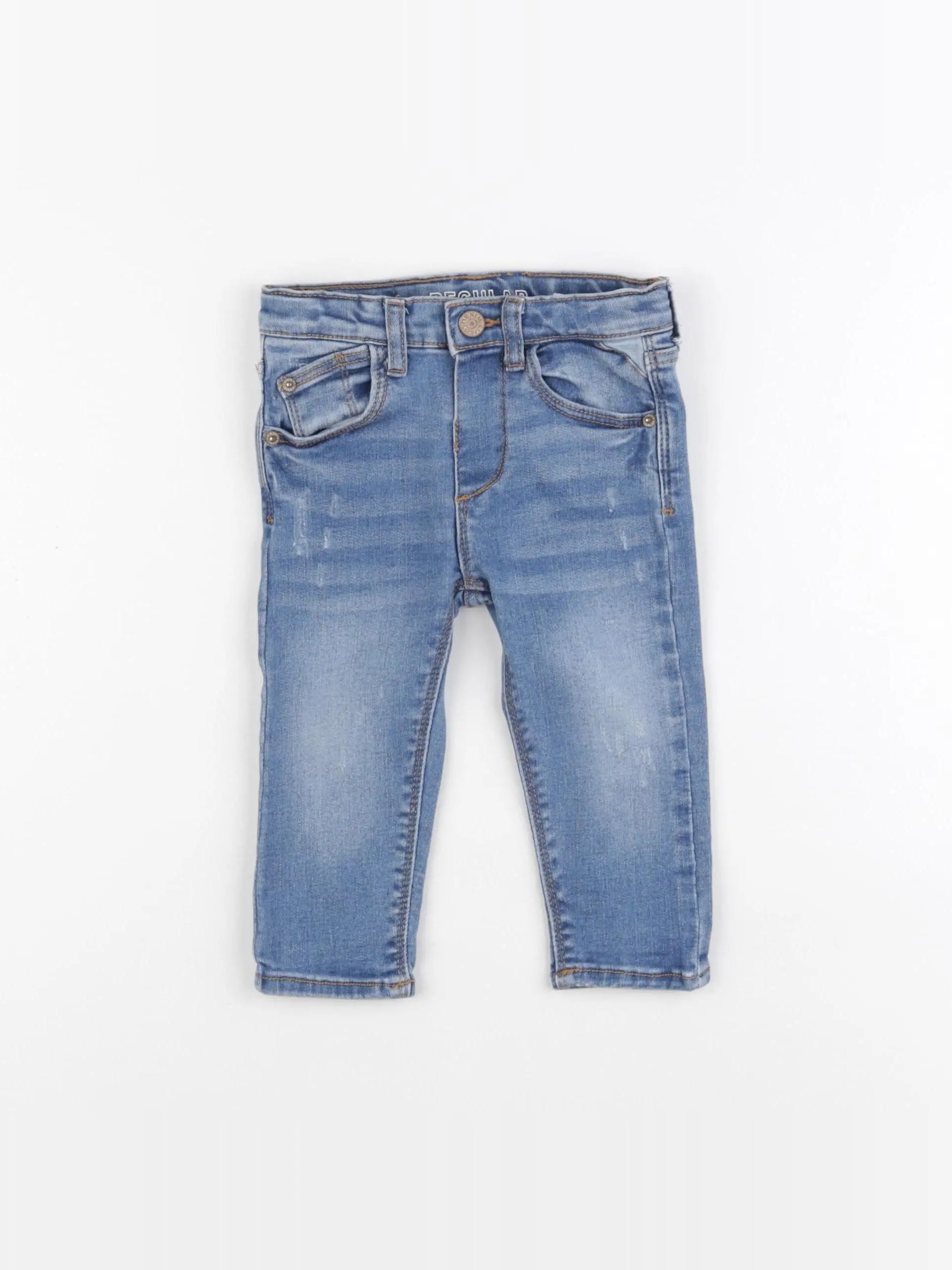 Zara - jean bleu - 9/12 mois