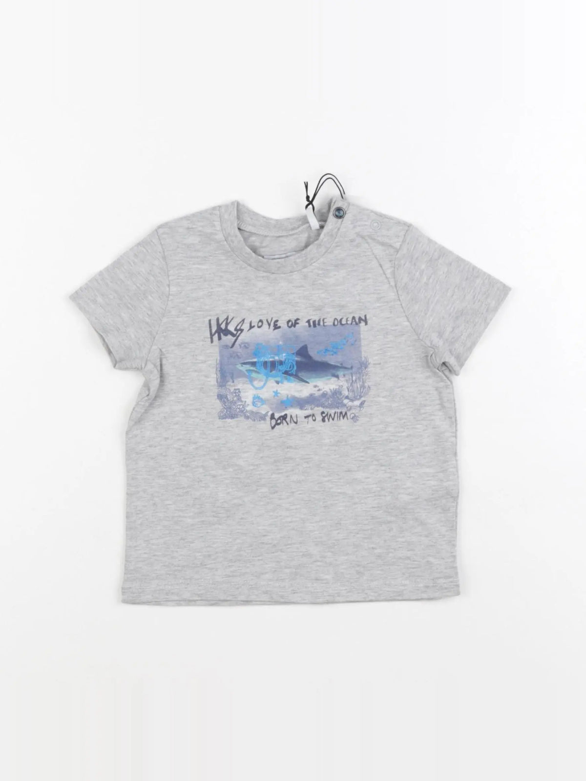 IKKS - tee-shirt gris - 12 mois