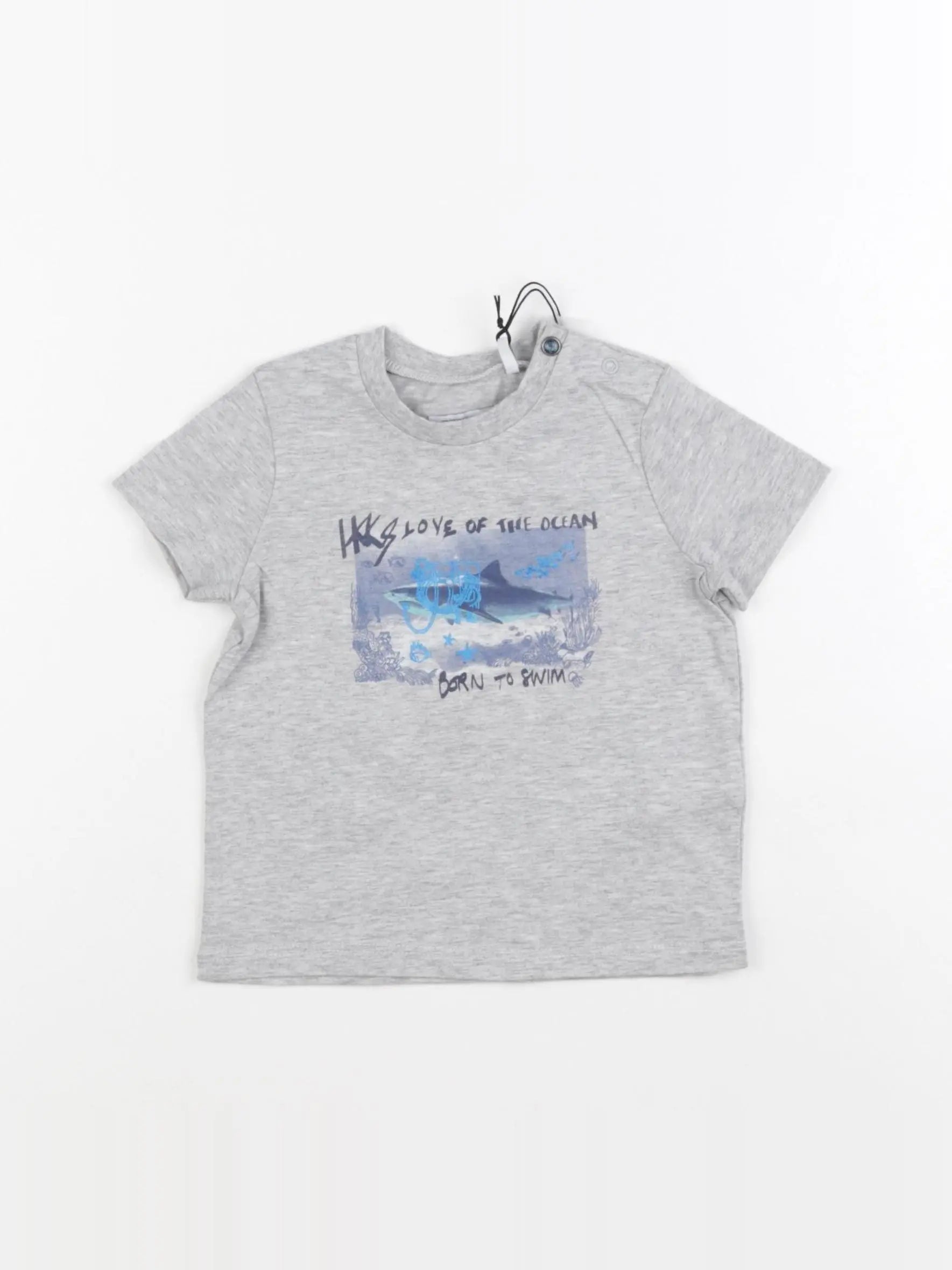 IKKS - tee-shirt gris - 12 mois