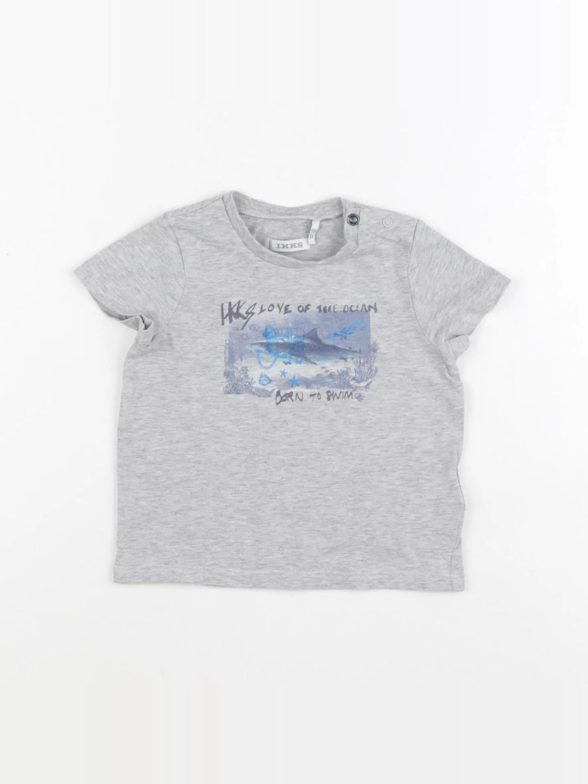 IKKS - tee-shirt gris - 18 mois