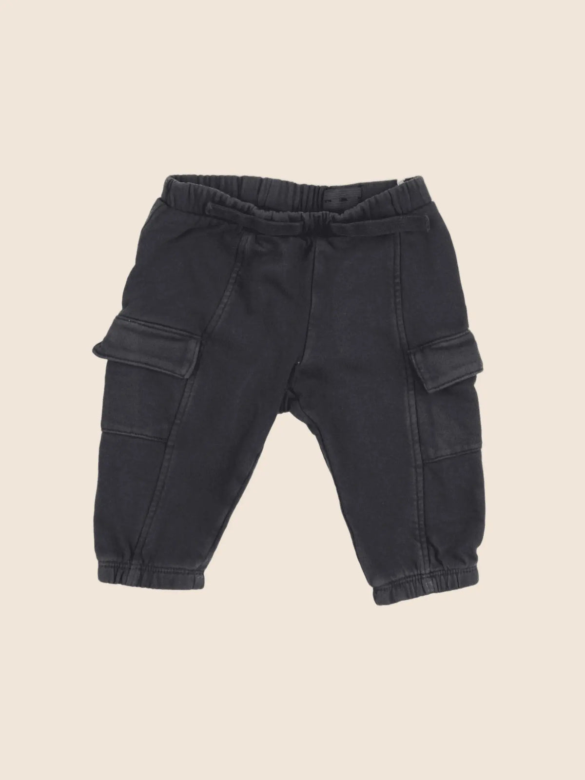 H&M - jogging noir - 4/6 mois