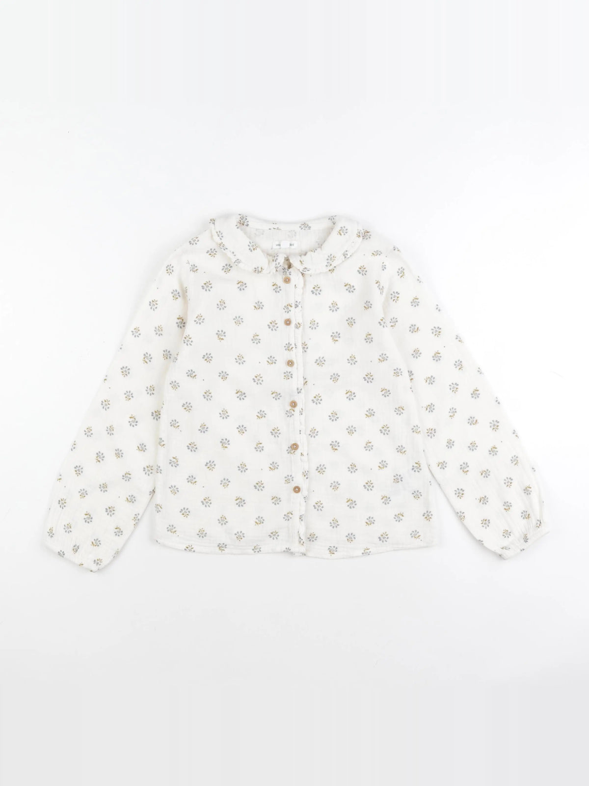 Vertbaudet - blouse beige - 8 ans