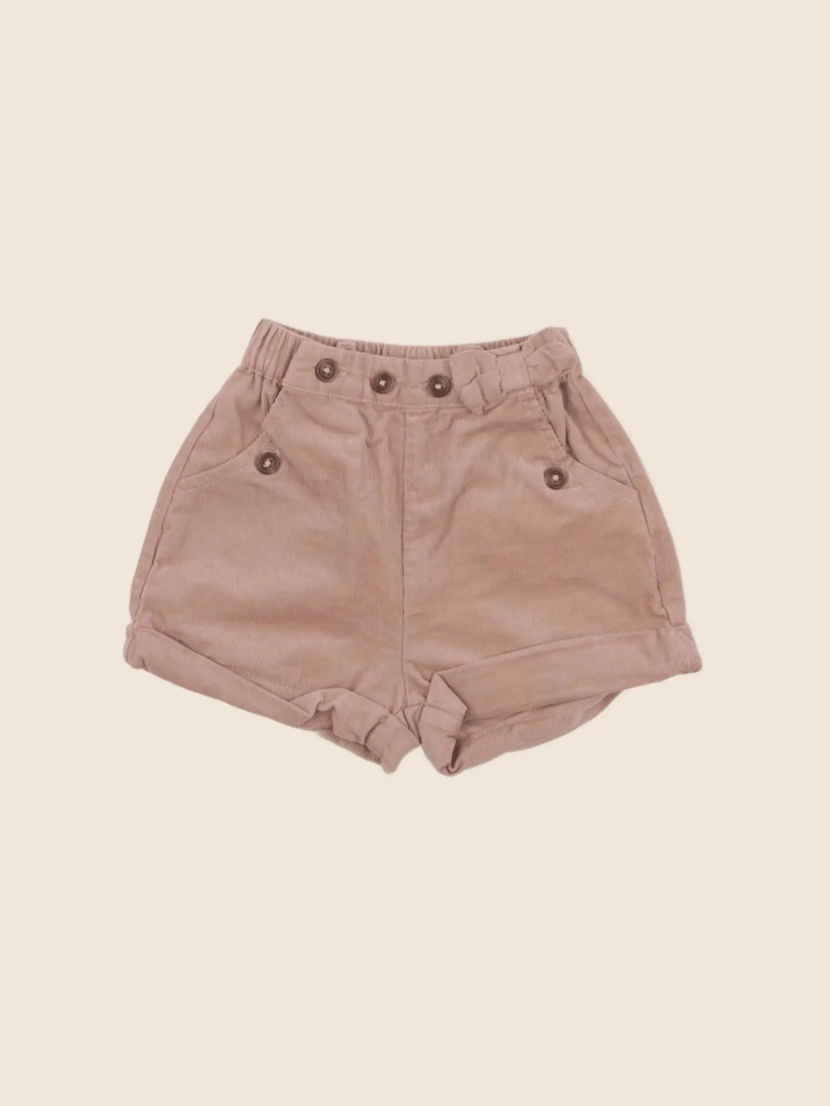 Vertbaudet - short beige - 6 mois