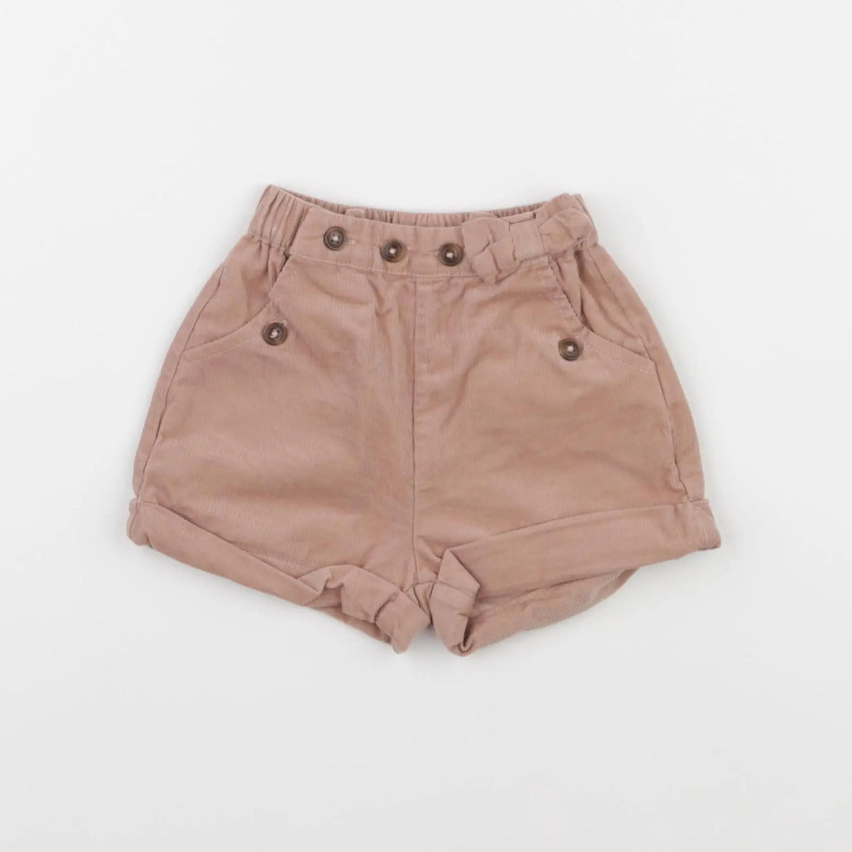 Vertbaudet - short beige - 6 mois