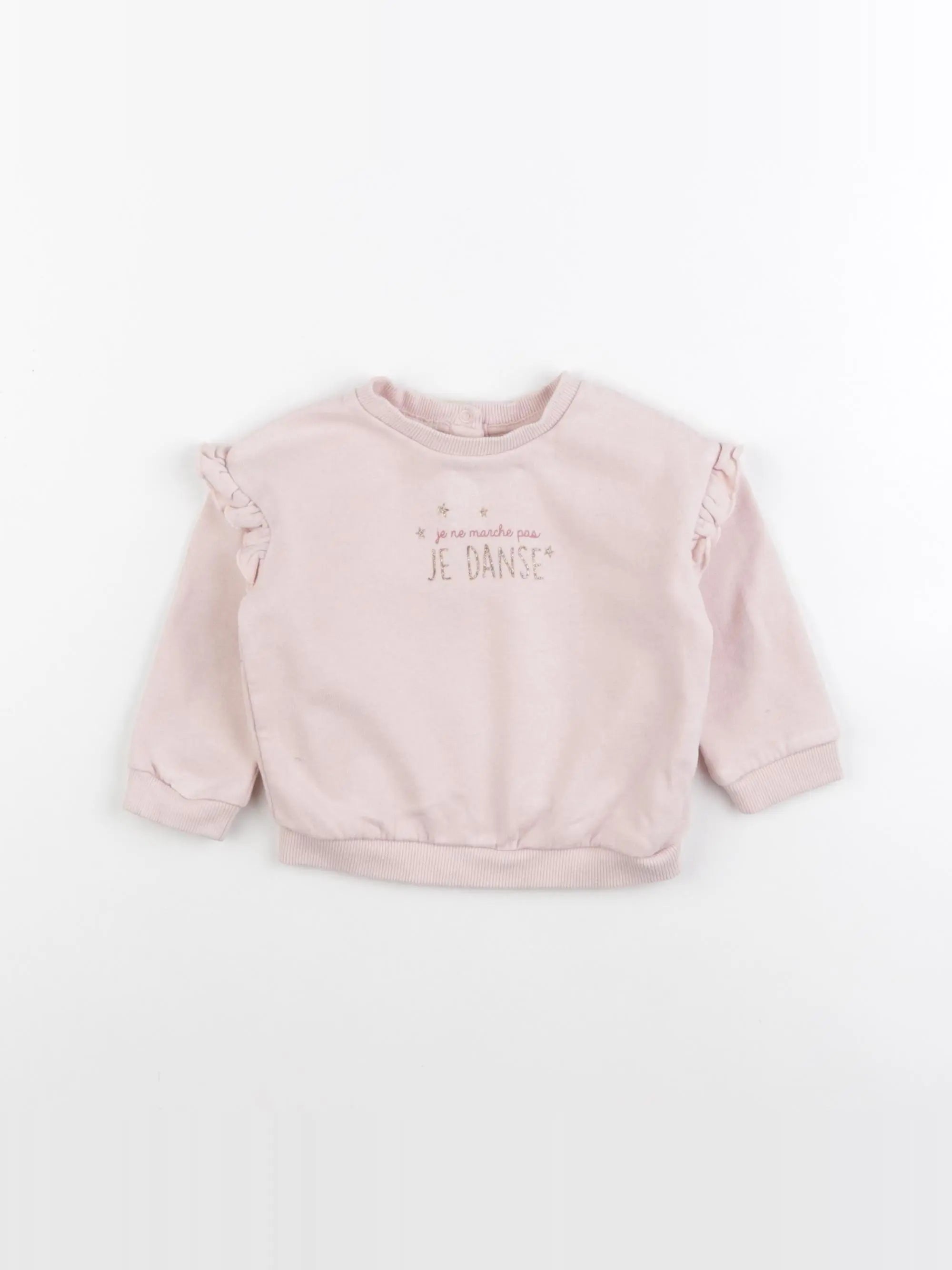 Tape à l'oeil - sweat rose - 9 mois