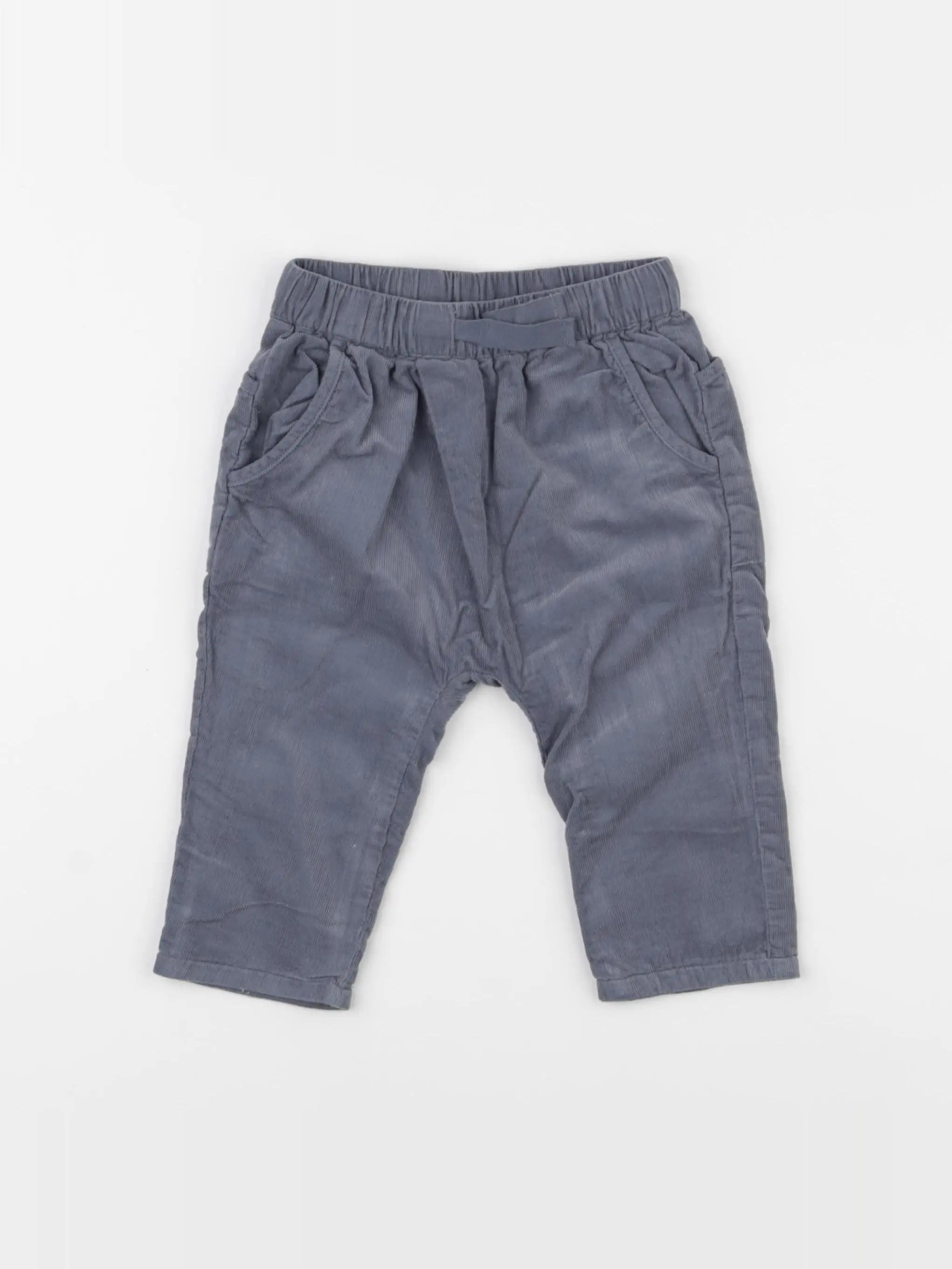 Zara - pantalon gris - 6/9 mois