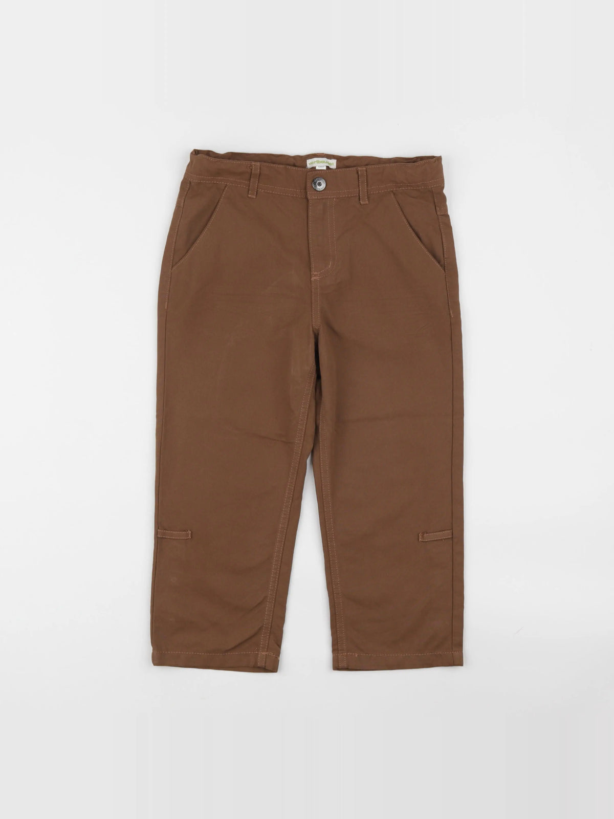 Vertbaudet - pantacourt marron - 9 ans