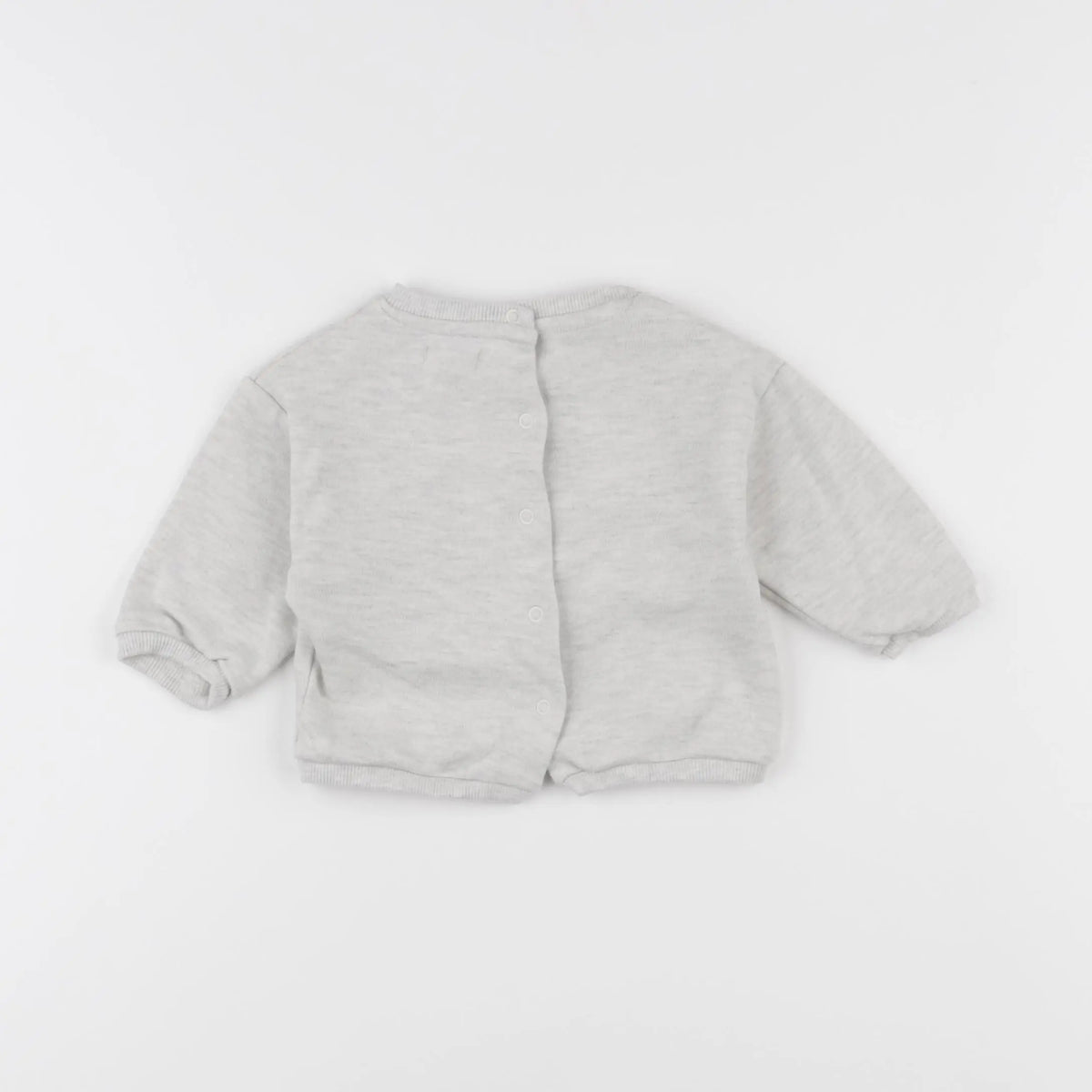Vertbaudet - sweat gris - 6 mois