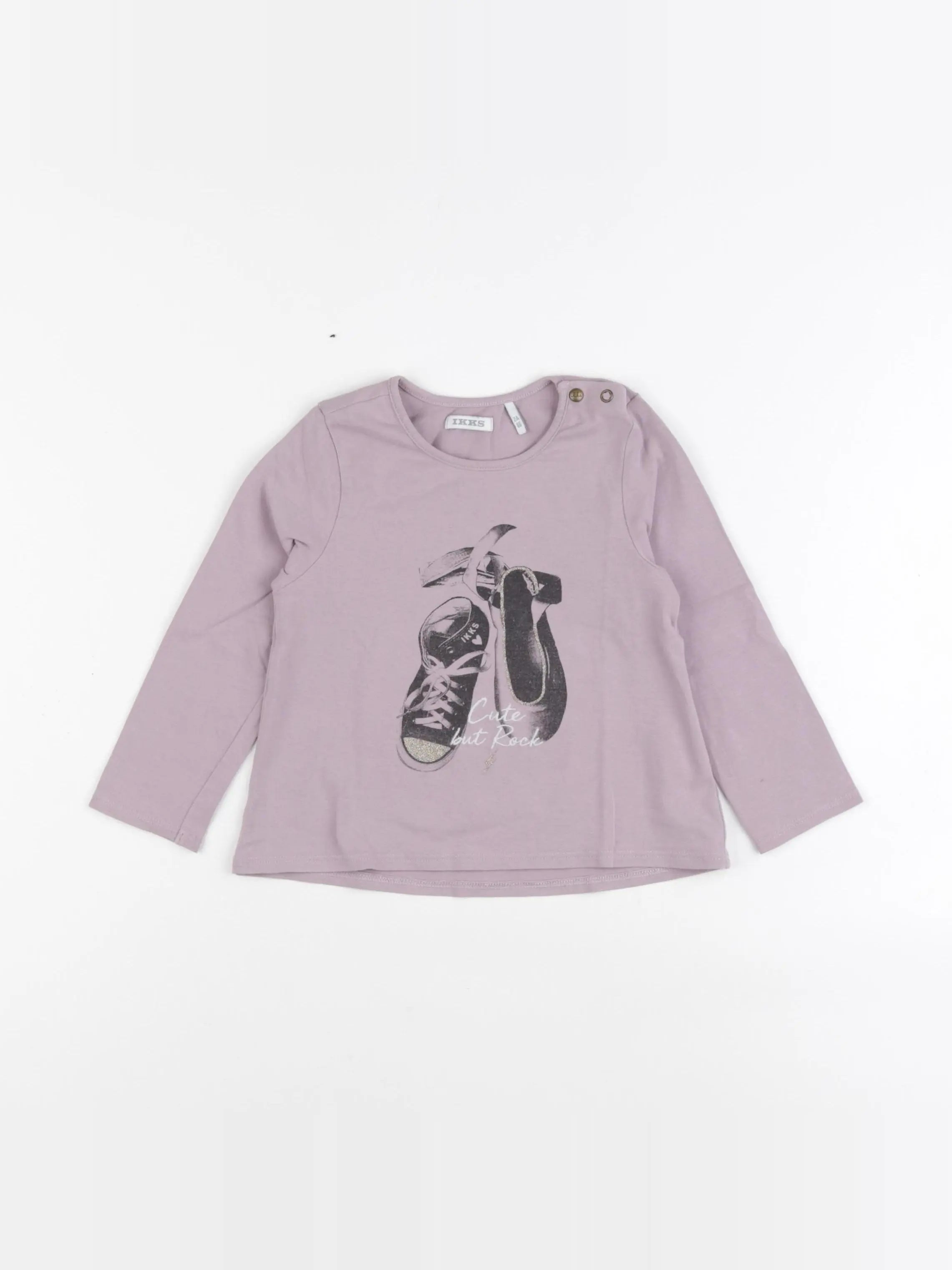 IKKS - tee-shirt violet - 2 ans