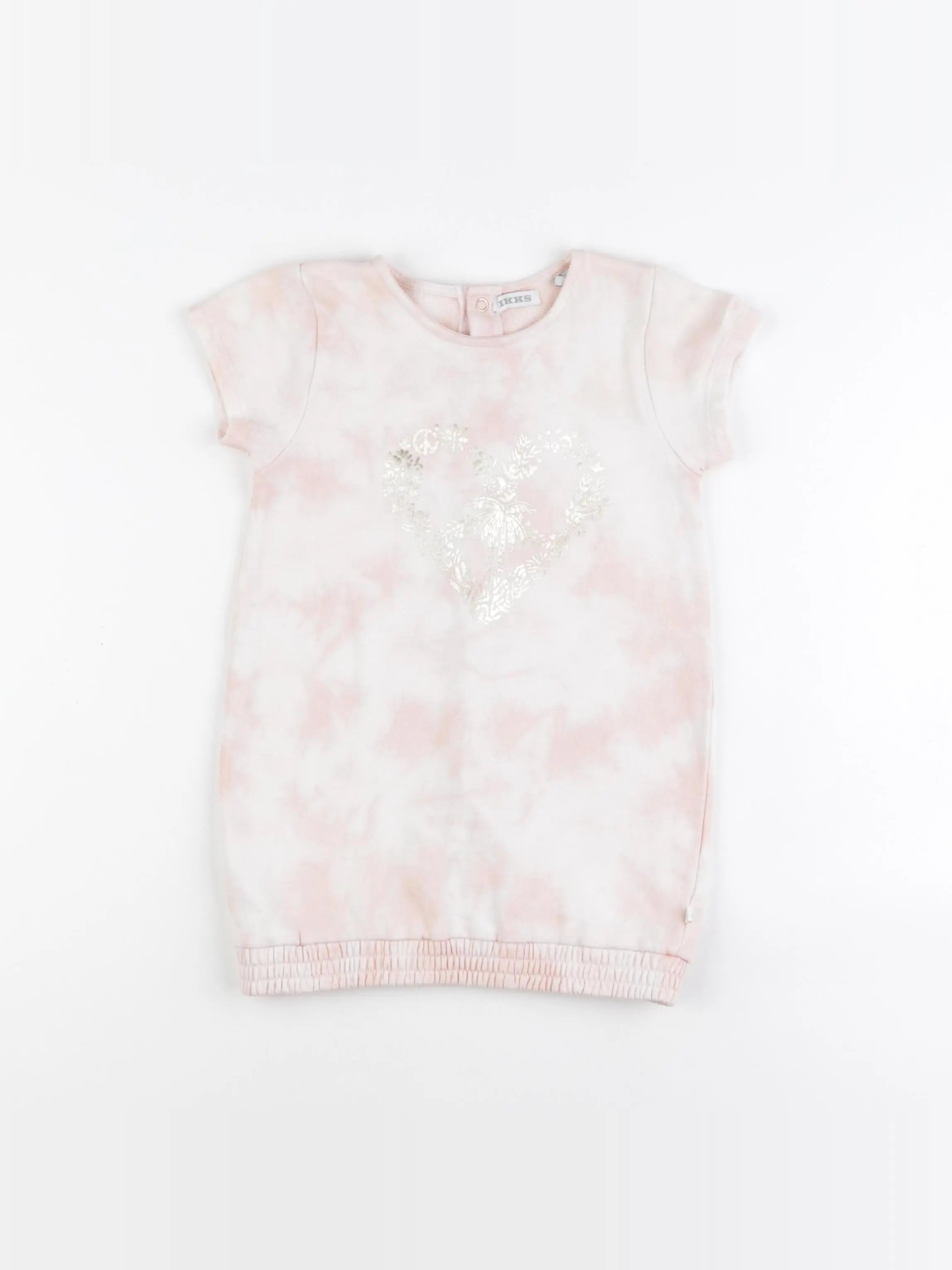 IKKS - robe rose - 2 ans