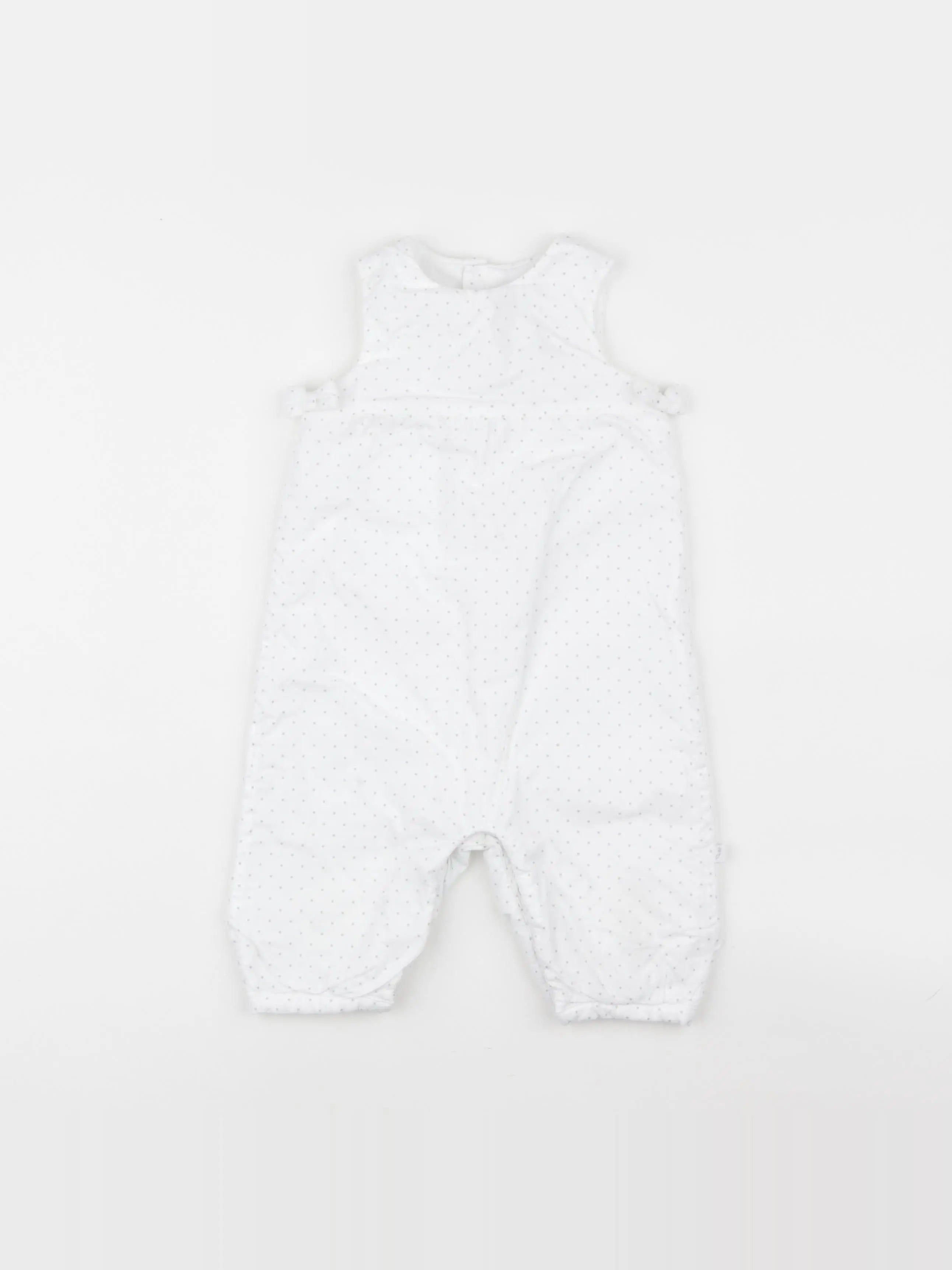 Jacadi - combinaison doublé blanc - 12 mois