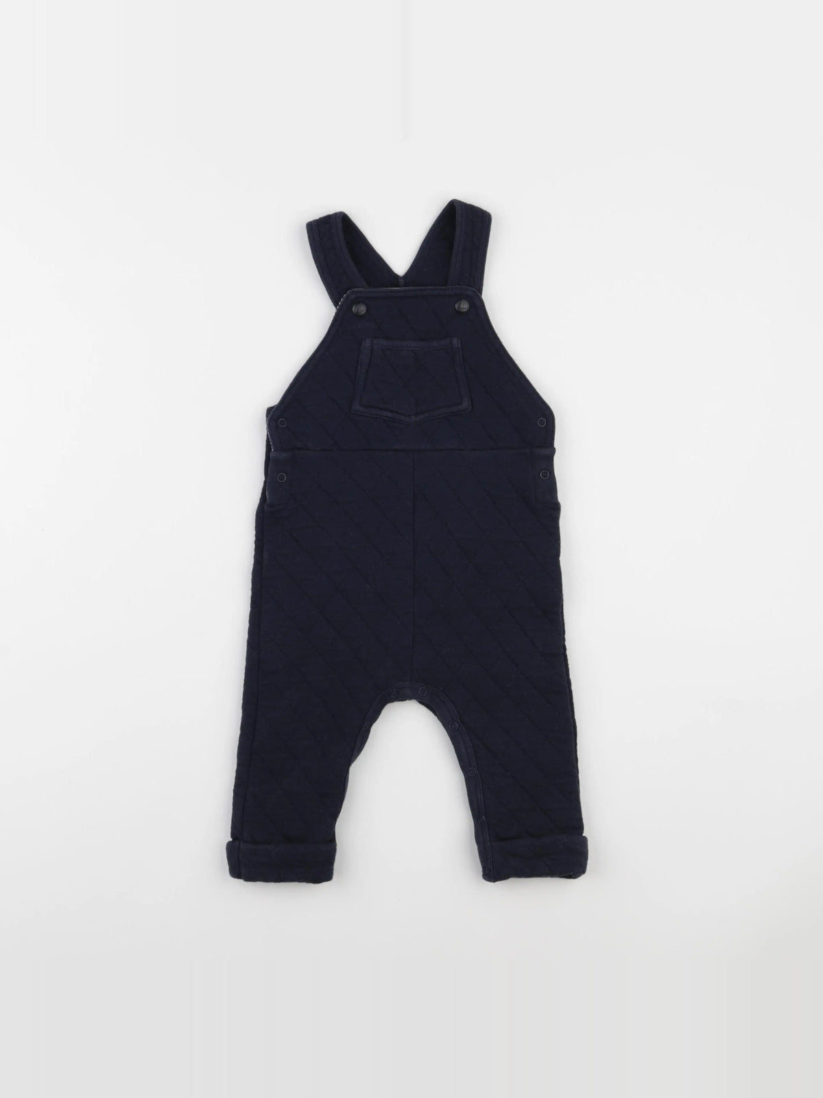 Petit Bateau - salopette bleu - 12 mois