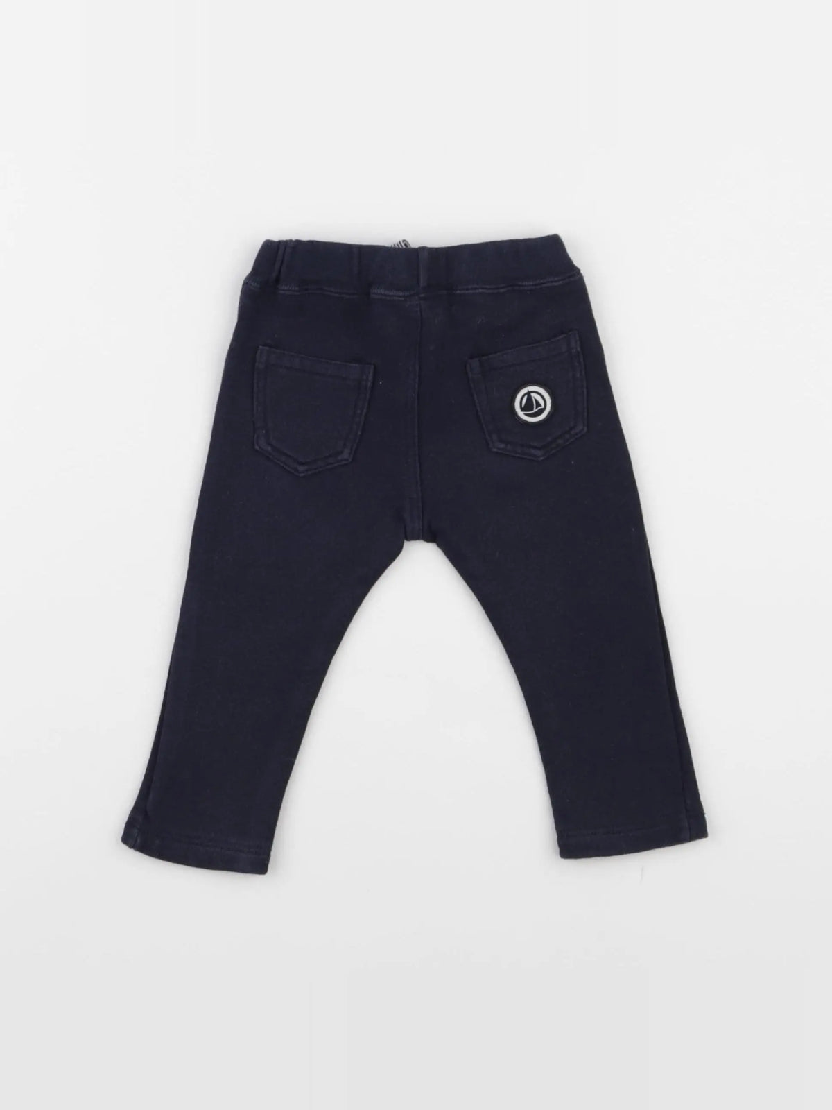 Petit Bateau - pantalon bleu - 6 mois