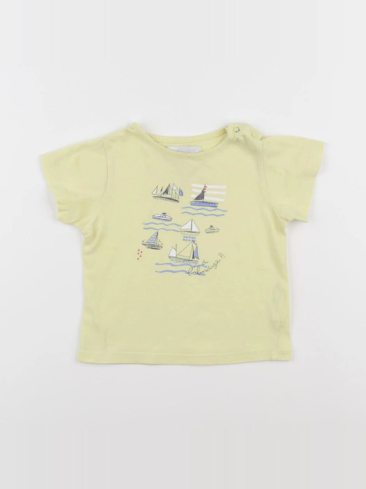 Cadet Rousselle - tee-shirt jaune - 12 mois