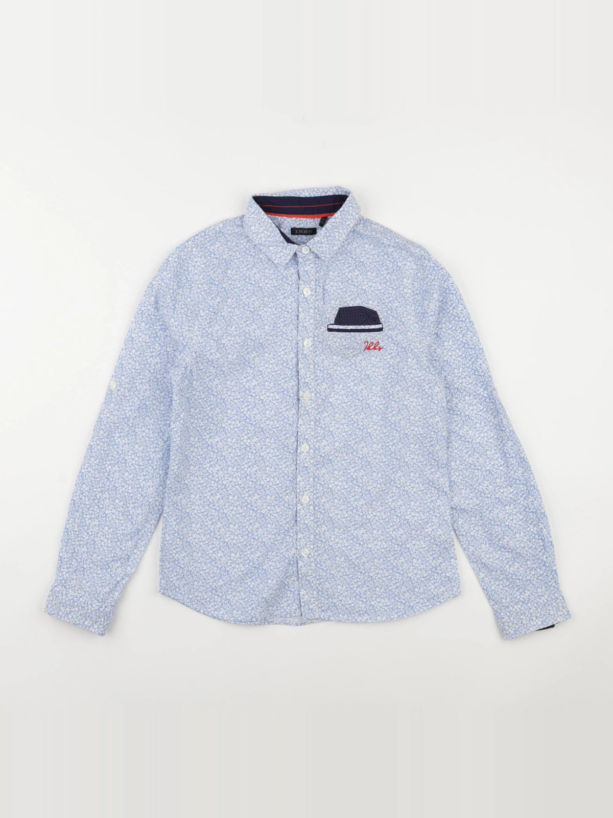 IKKS - chemise bleu - 10 ans