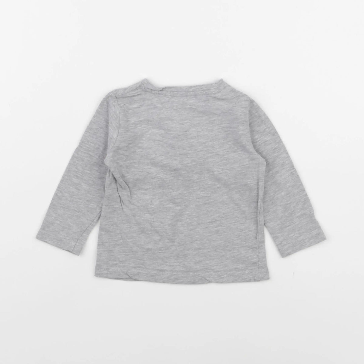 Vertbaudet - tee-shirt gris - 9 mois