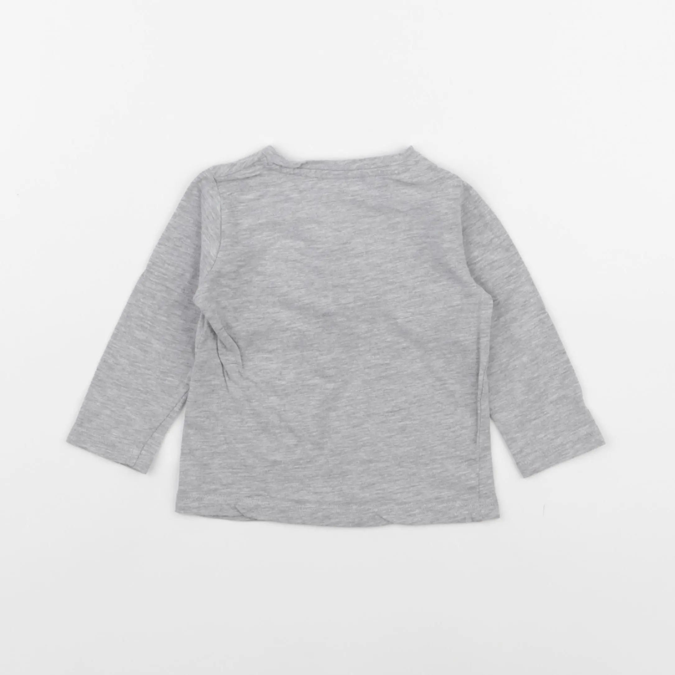 Vertbaudet - tee-shirt gris - 9 mois