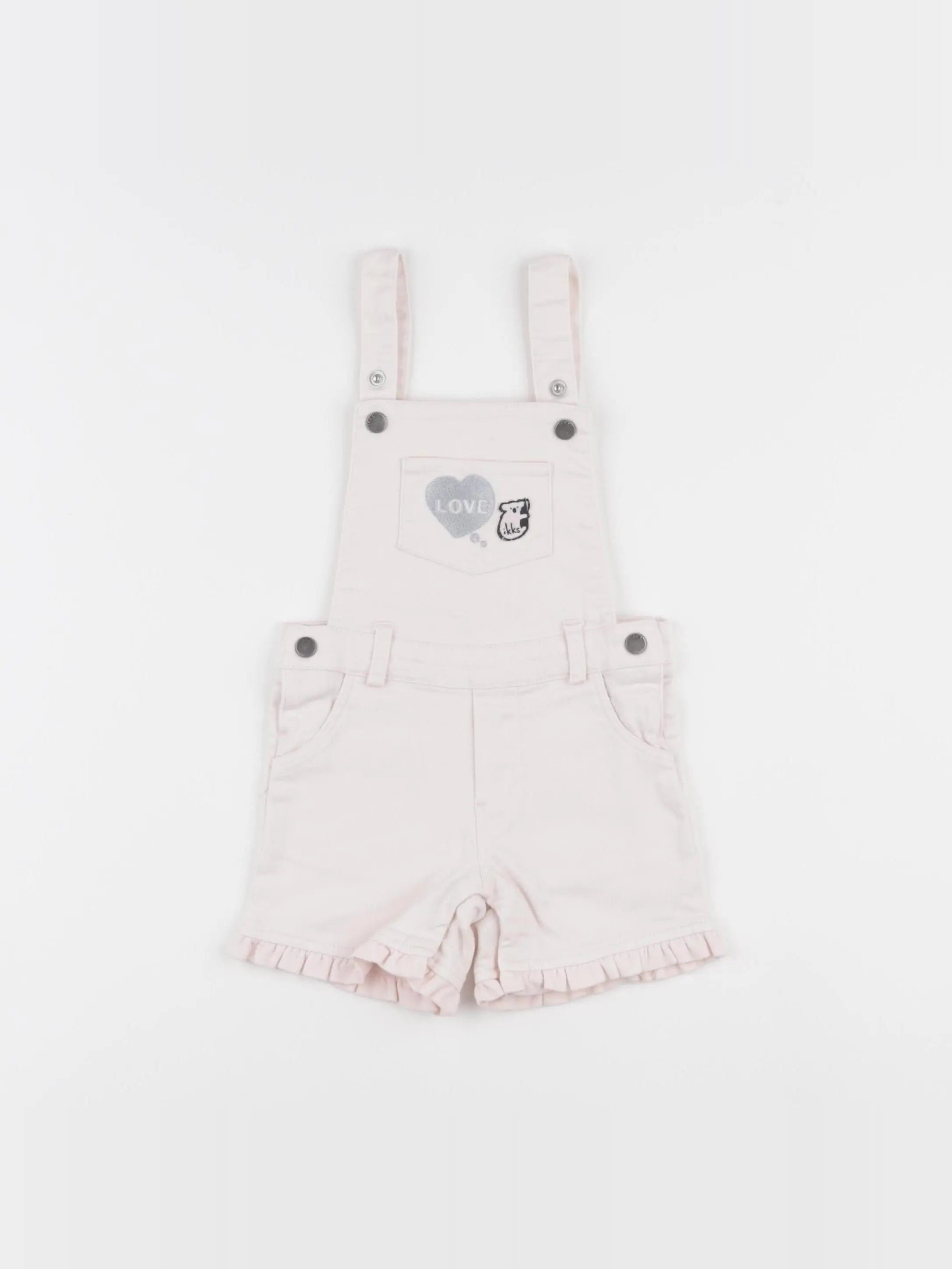 IKKS - salopette rose - 12 mois