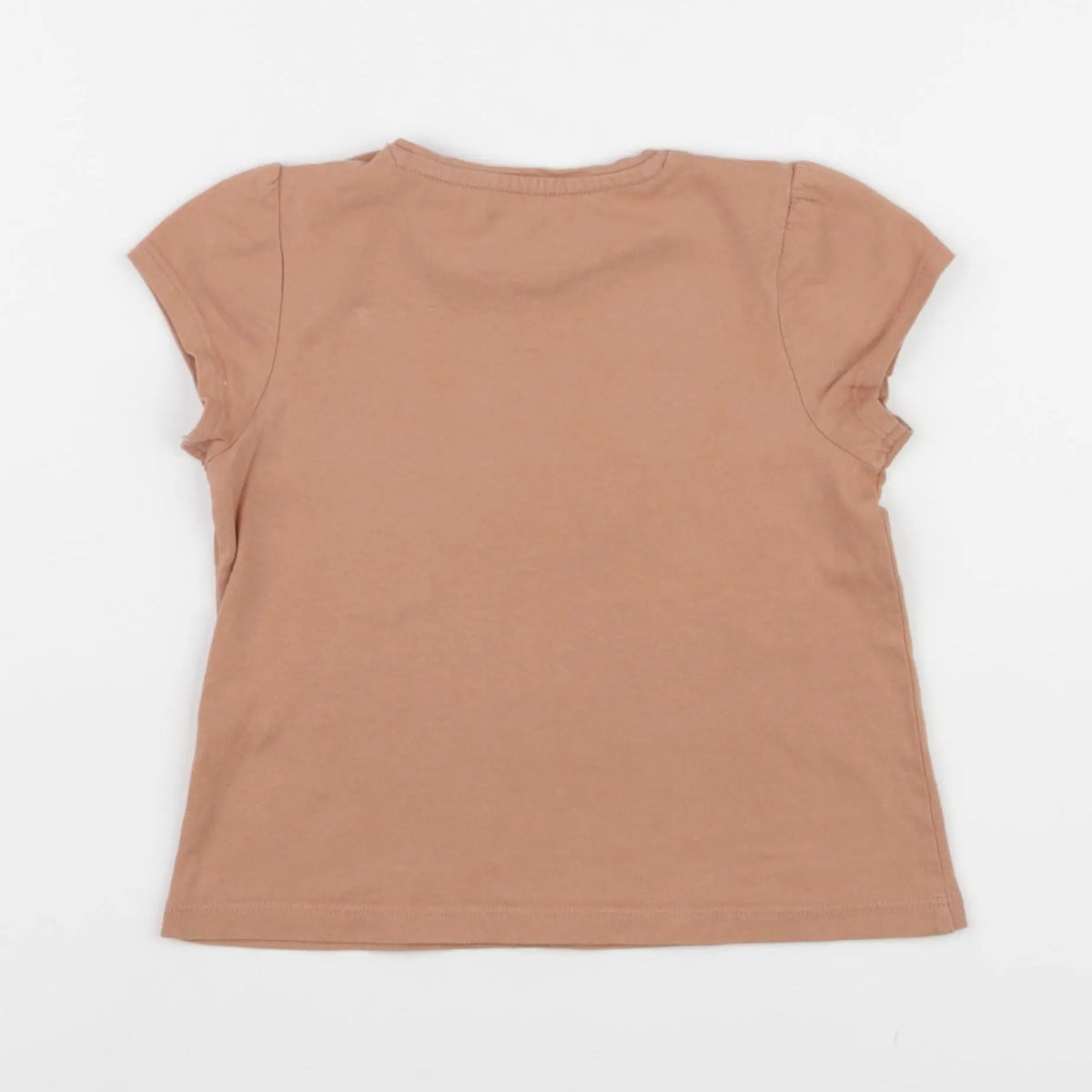 Vertbaudet - tee-shirt marron - 24 mois