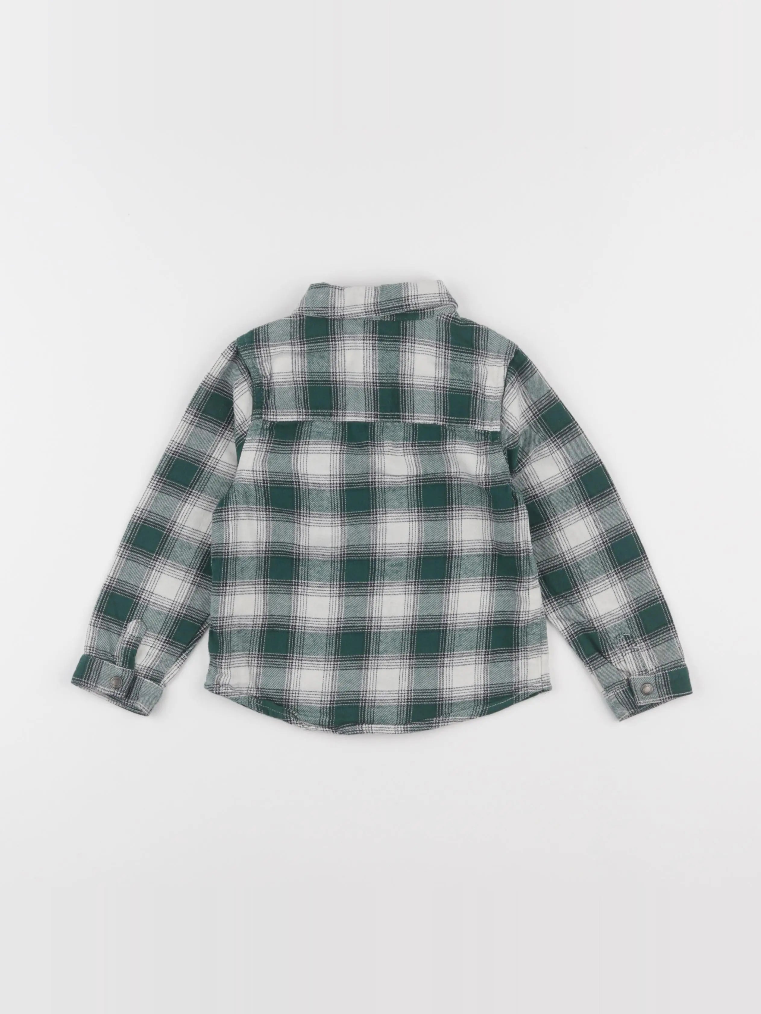 Vertbaudet - chemise vert - 36 mois
