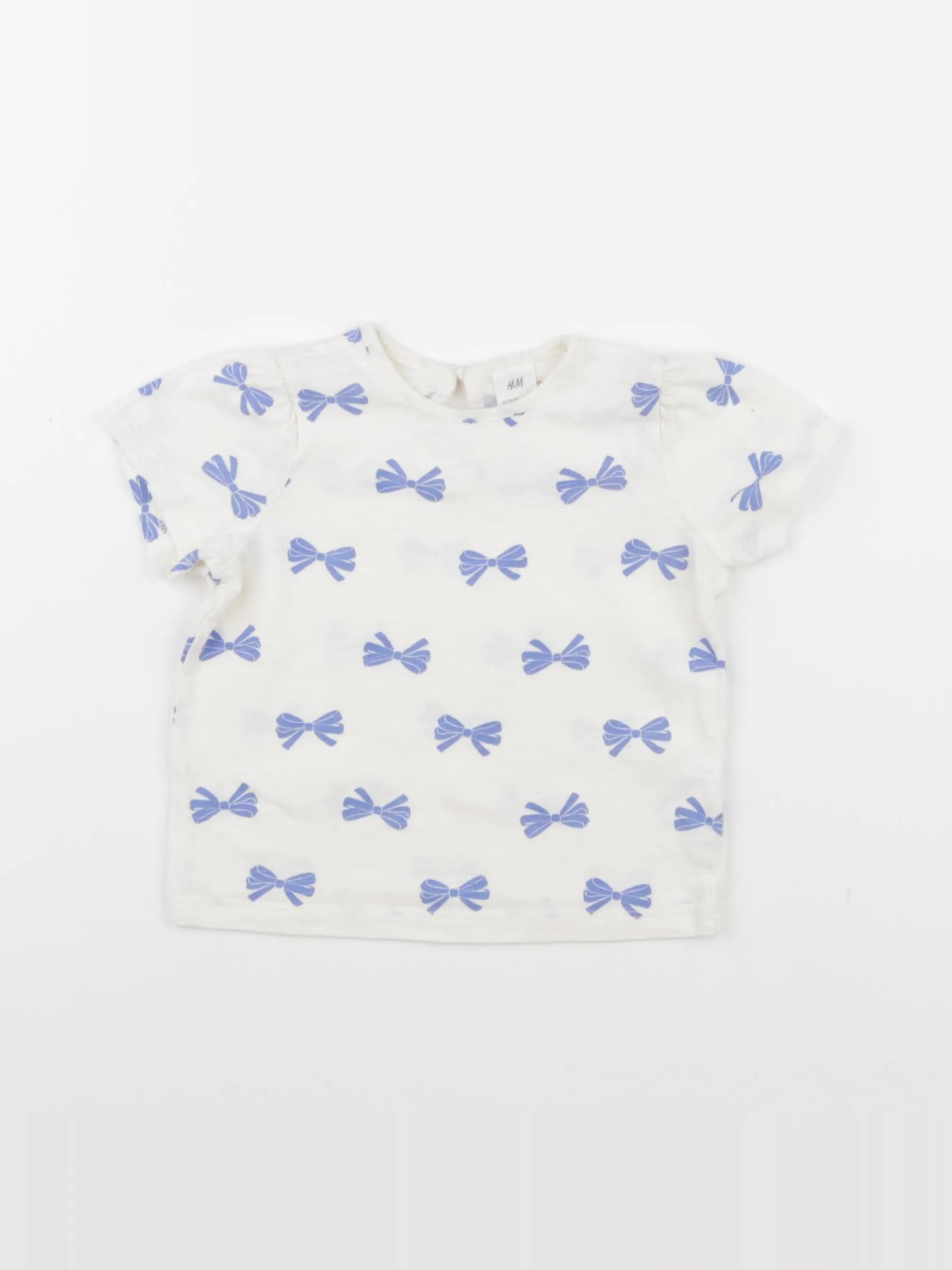 H&M - tee-shirt beige - 12 mois