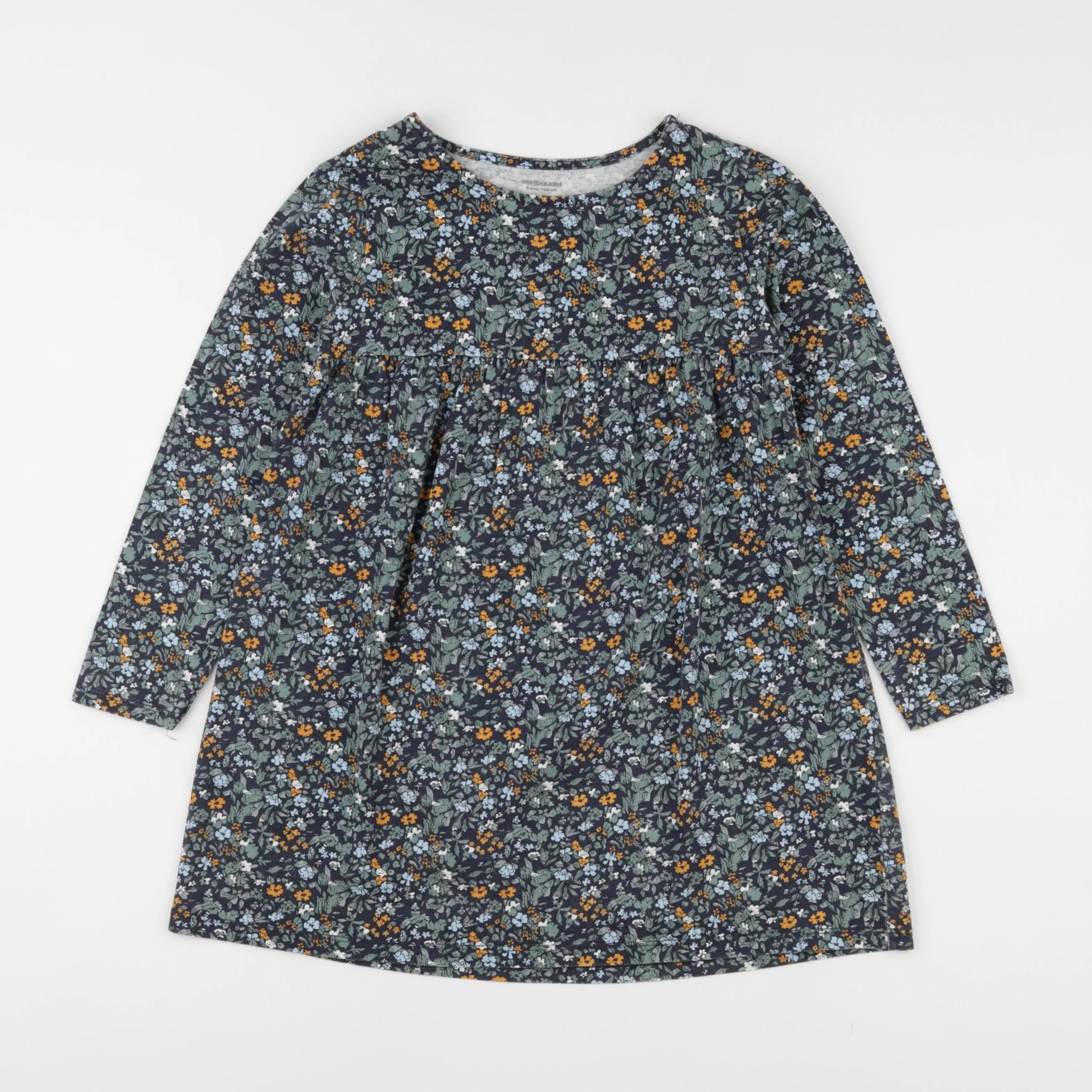 Vertbaudet - robe bleu - 8 ans