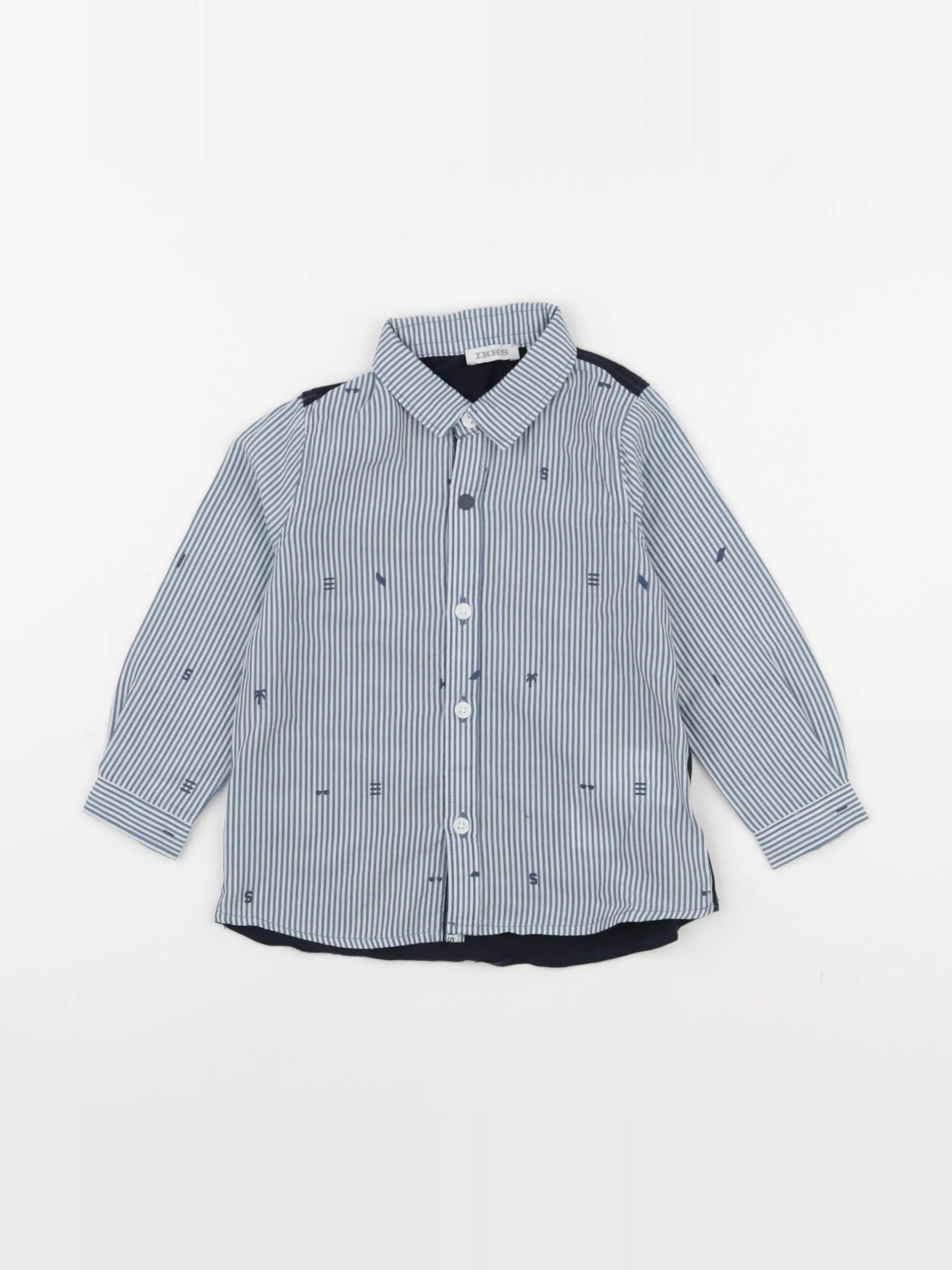 IKKS - chemise bleu - 18 mois