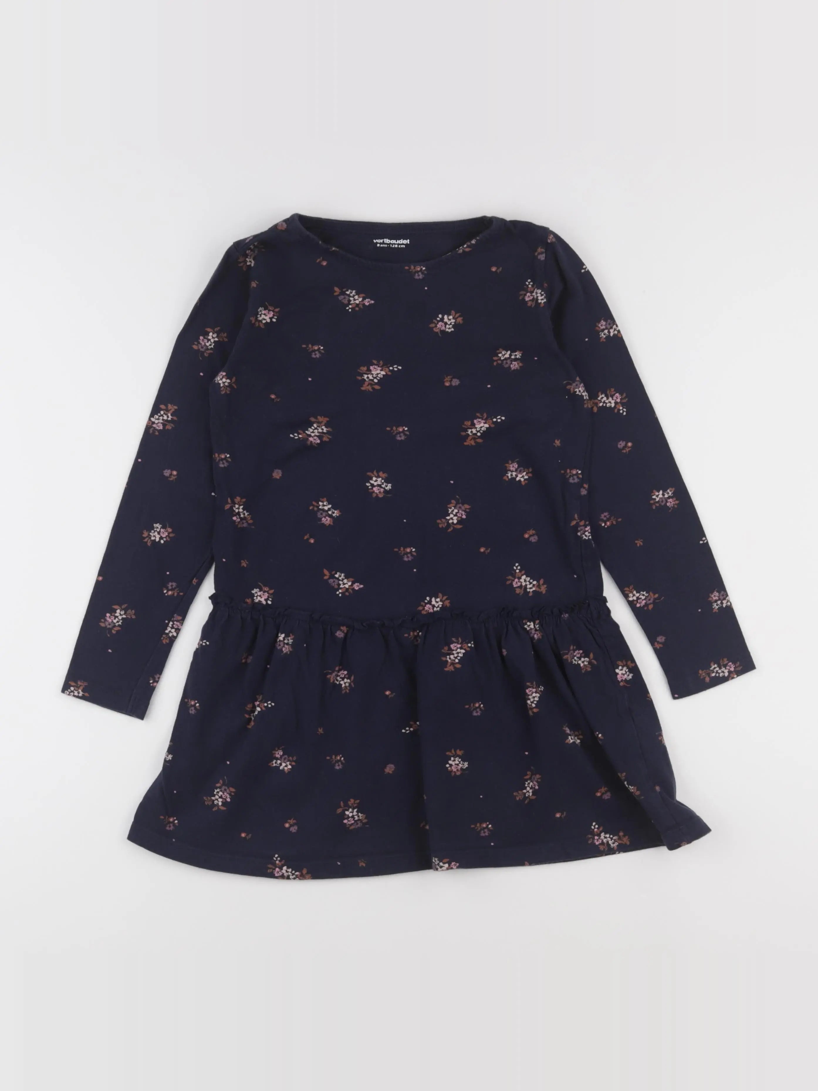Vertbaudet - robe bleu - 8 ans