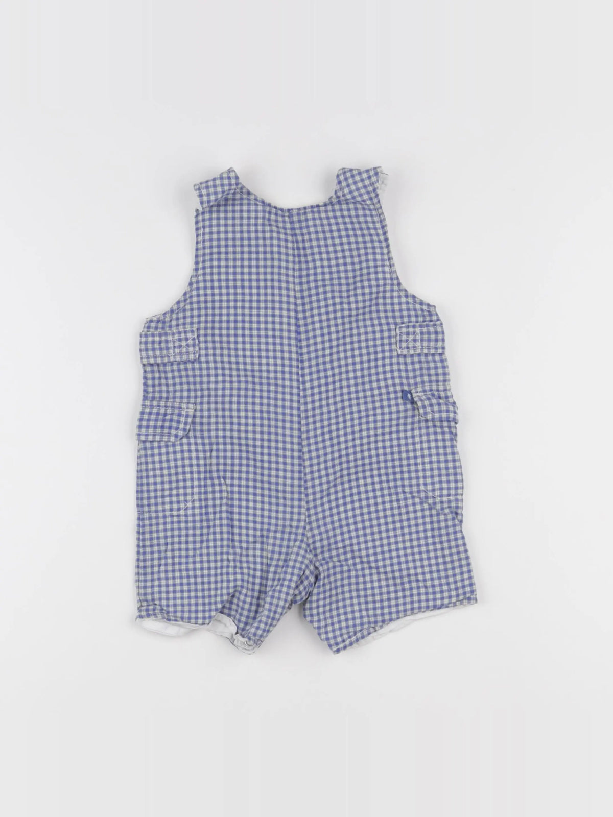 Natalys - salopette bleu - 6 mois