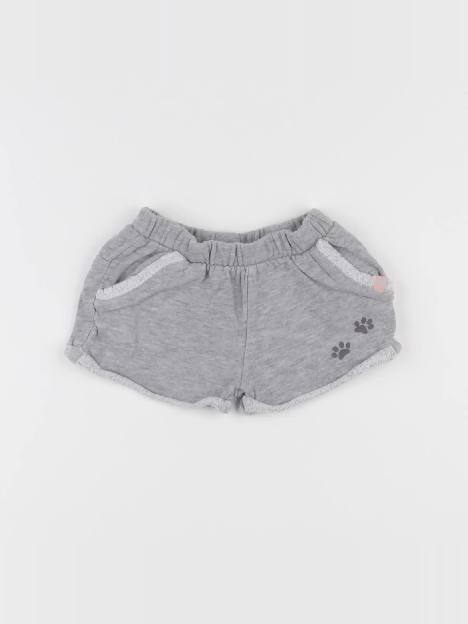 Vertbaudet - short gris - 9 mois