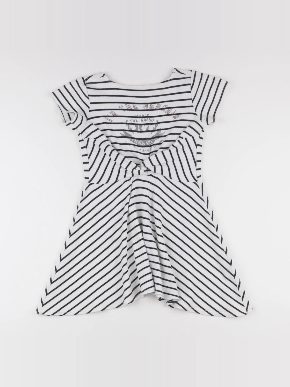 IKKS - robe bleu, blanc - 8 ans