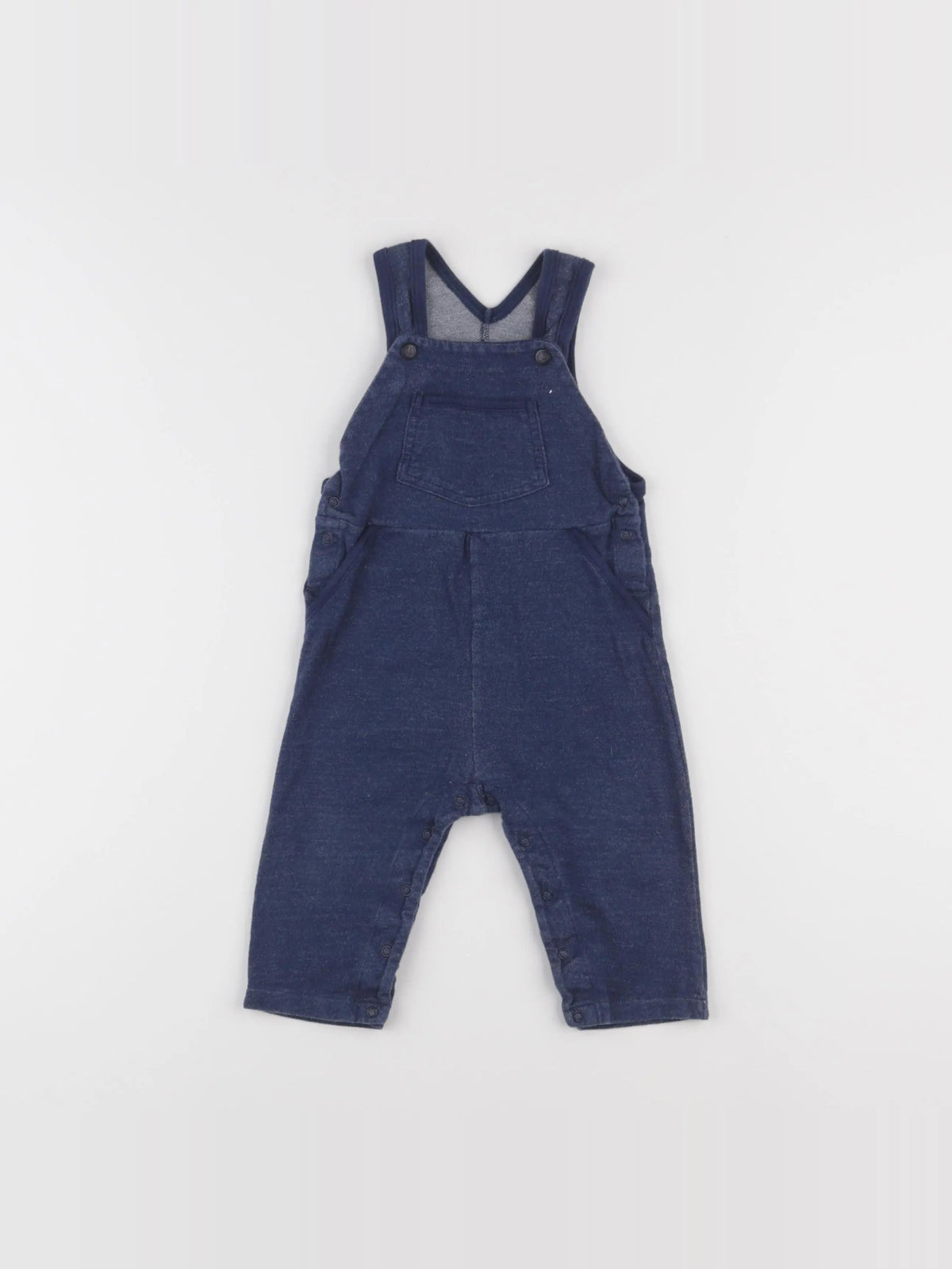 Petit Bateau - salopette bleu - 12 mois