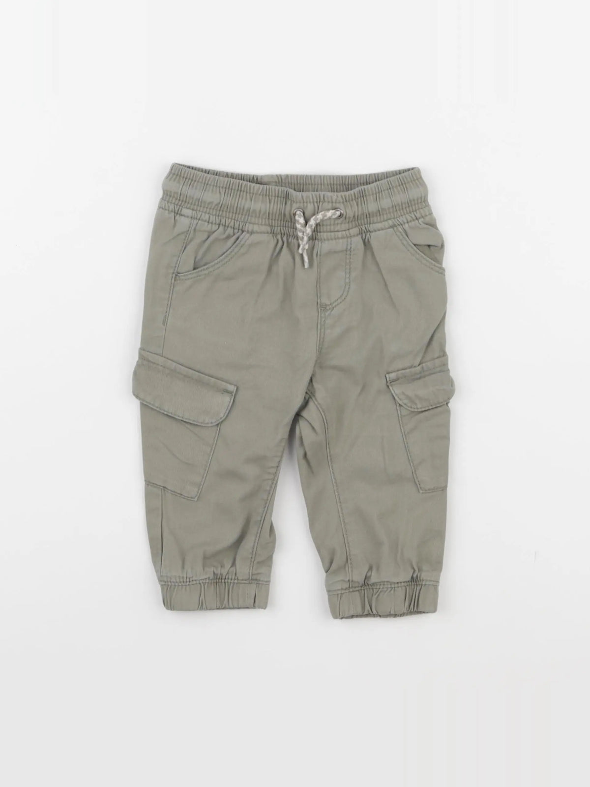 Vertbaudet - pantalon vert - 9 mois