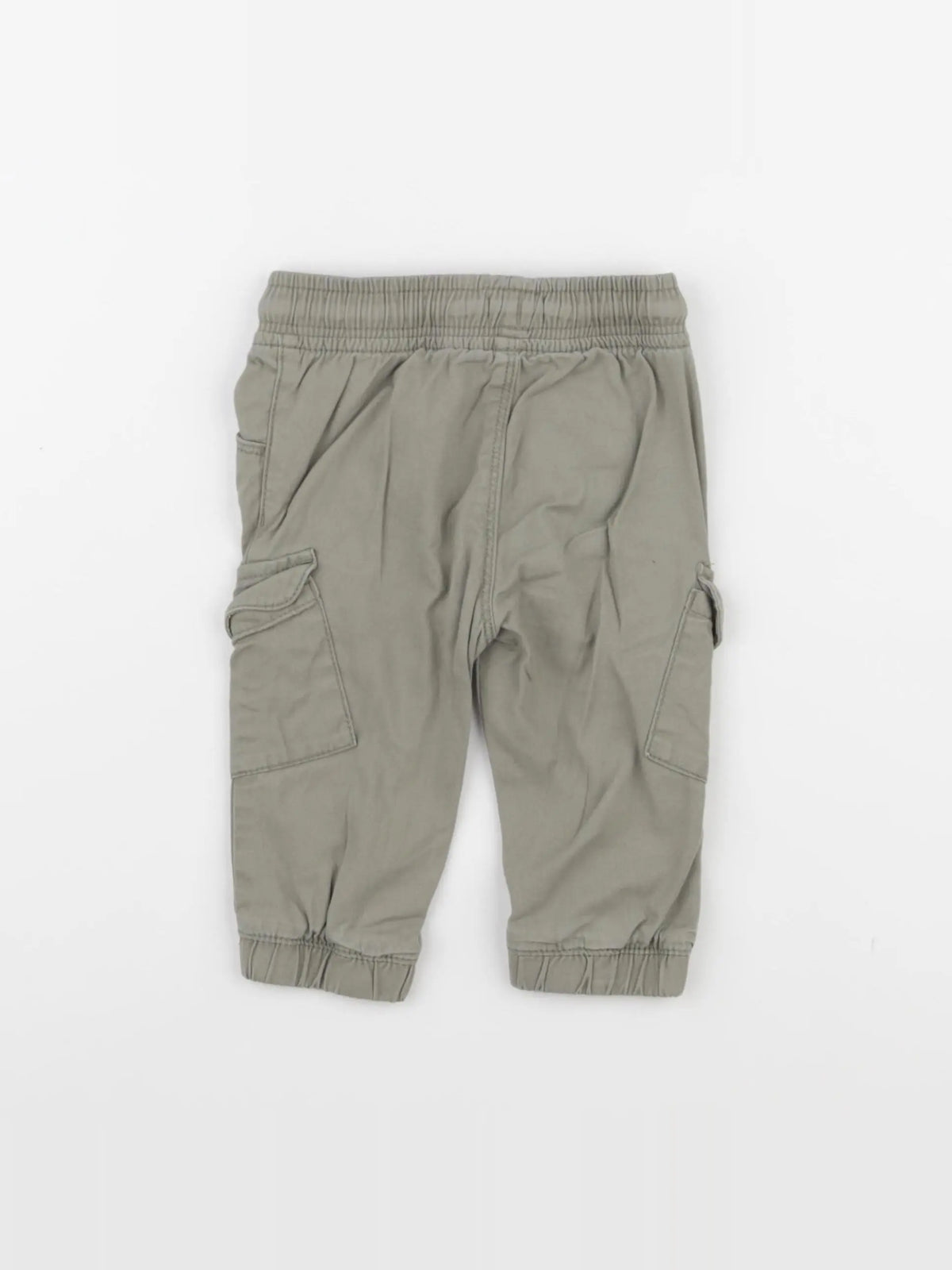Vertbaudet - pantalon vert - 9 mois