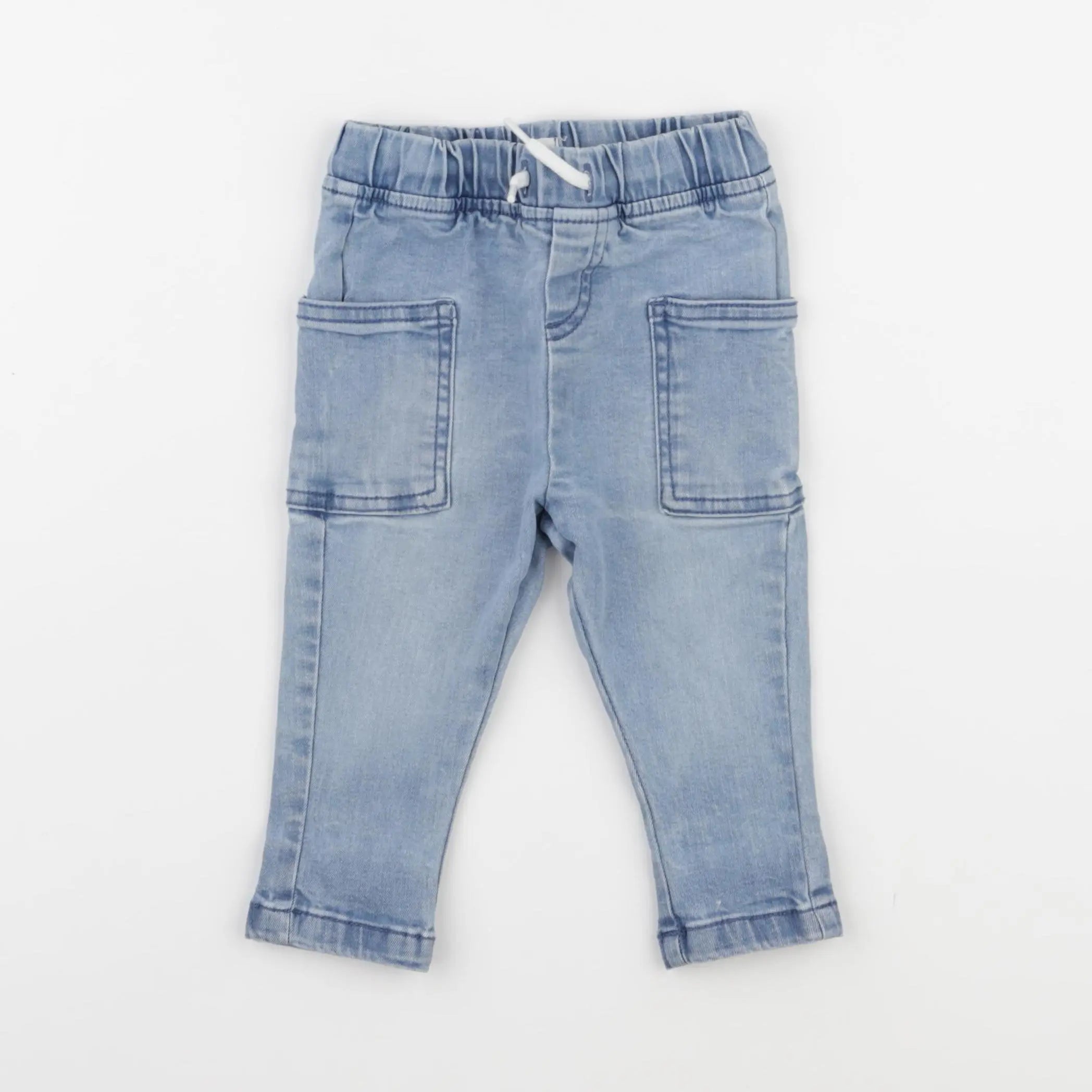 Vertbaudet - jean bleu - 9 mois