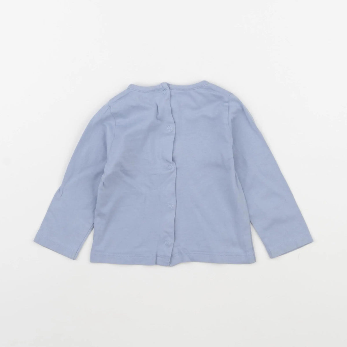 Vertbaudet - tee-shirt bleu - 9 mois