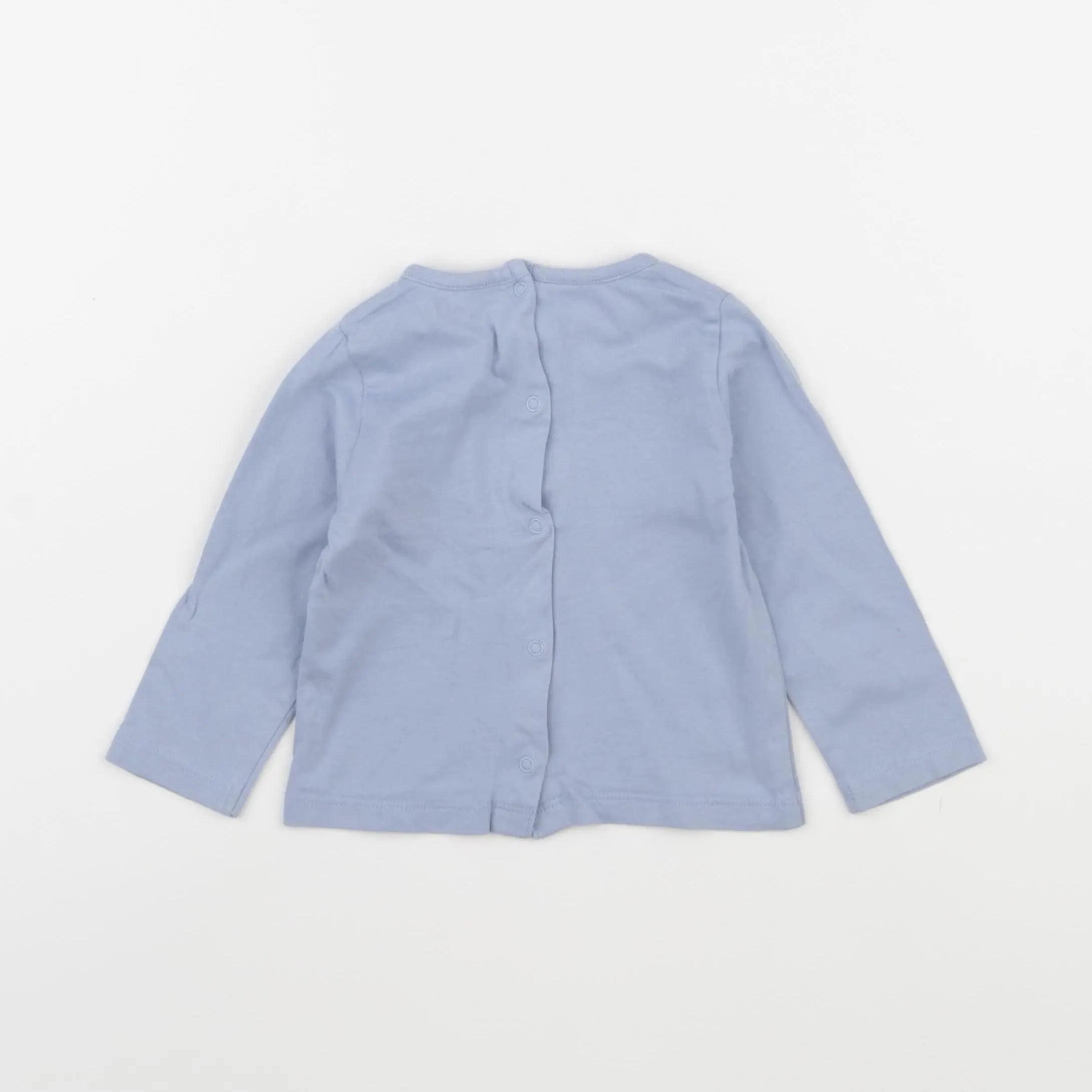 Vertbaudet - tee-shirt bleu - 9 mois